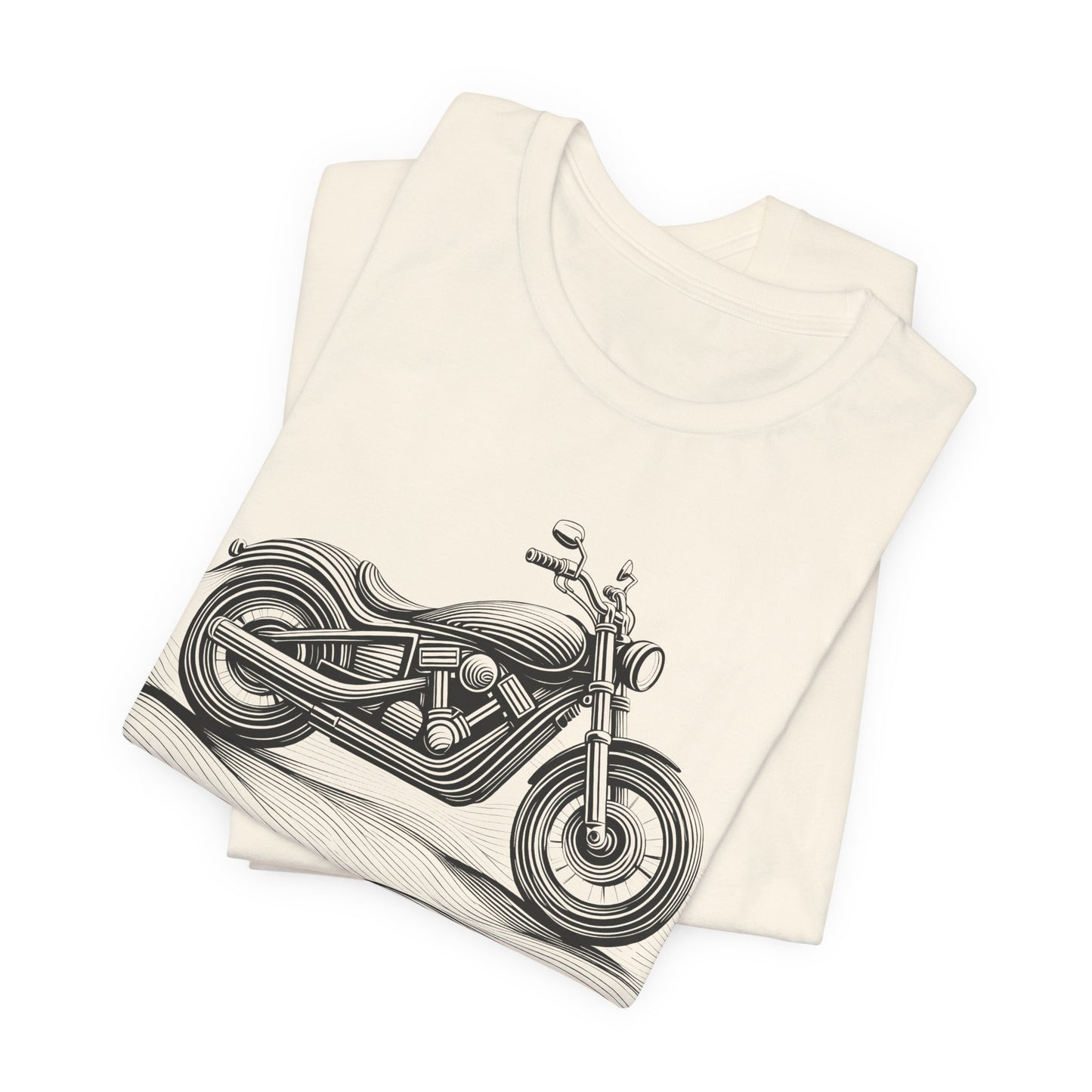 Cotton biker shirt, streetwear tee, biker apparel, motorcycle gift.