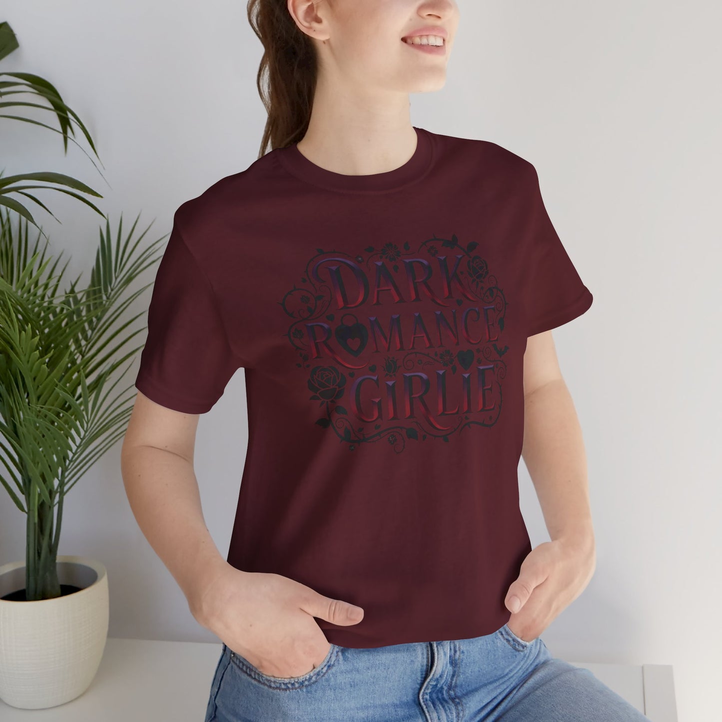 Dark Romance Girlie T-Shirt | book lover shirt