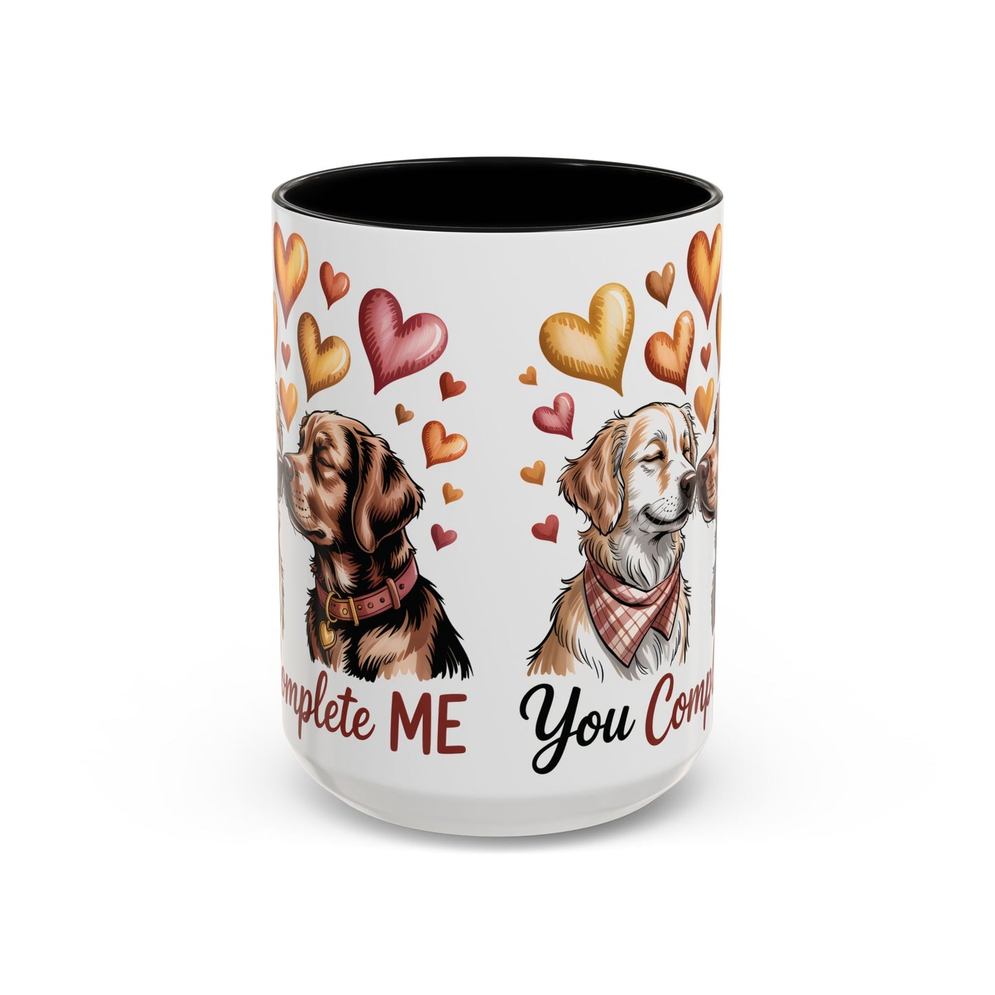 You Complete Me Mug | Cute Dog Lover Gift | Valentines Day Gift for Wife Husband |