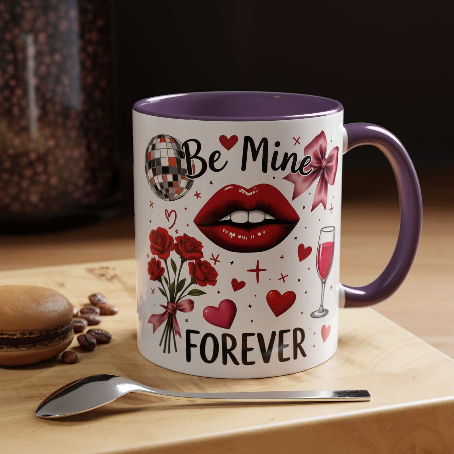 Ceramic valentine gift, Valentines day cup,  wife gift ideas, anniversary mug.