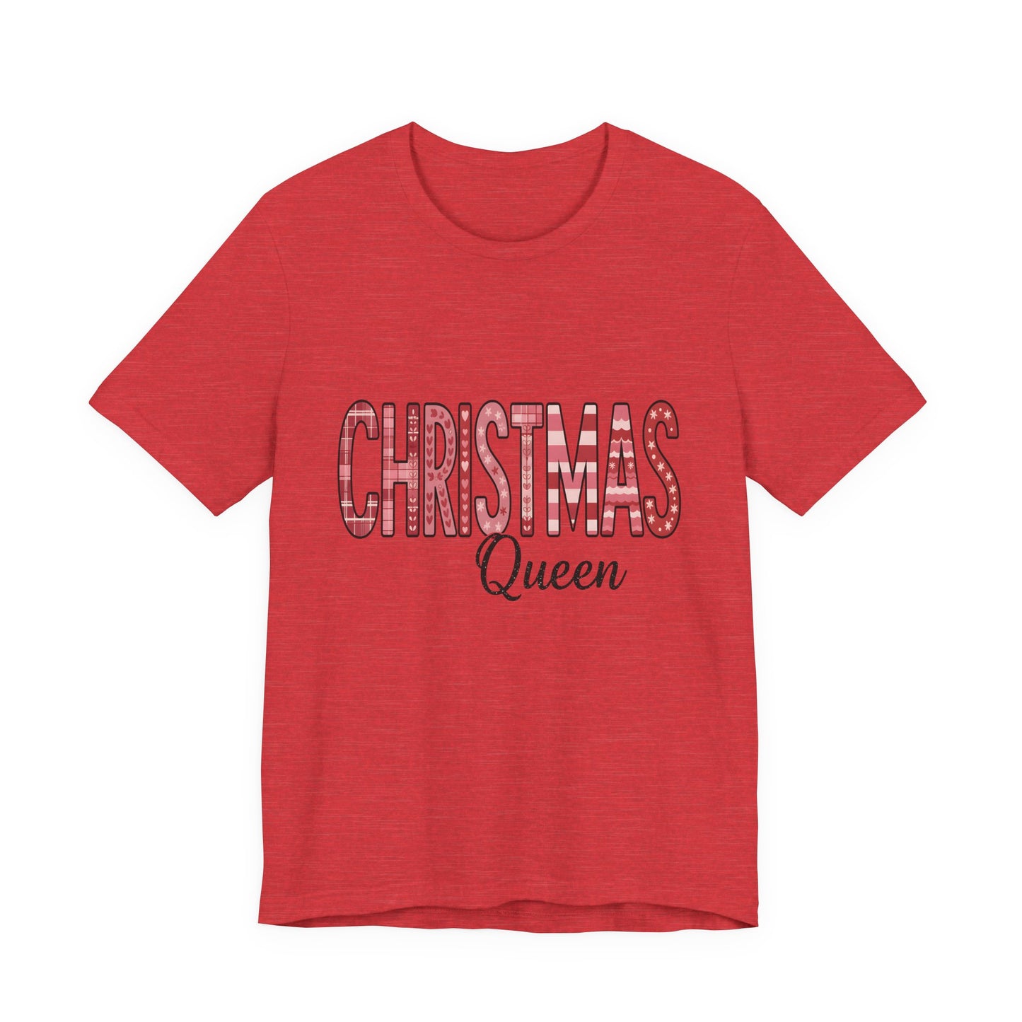 Christmas Queen Pinkmas T-shirt,  Perfect for a sister XMAS gift or a Christmas mom gift, this festive shirt captures the essence of a very merry Christmas