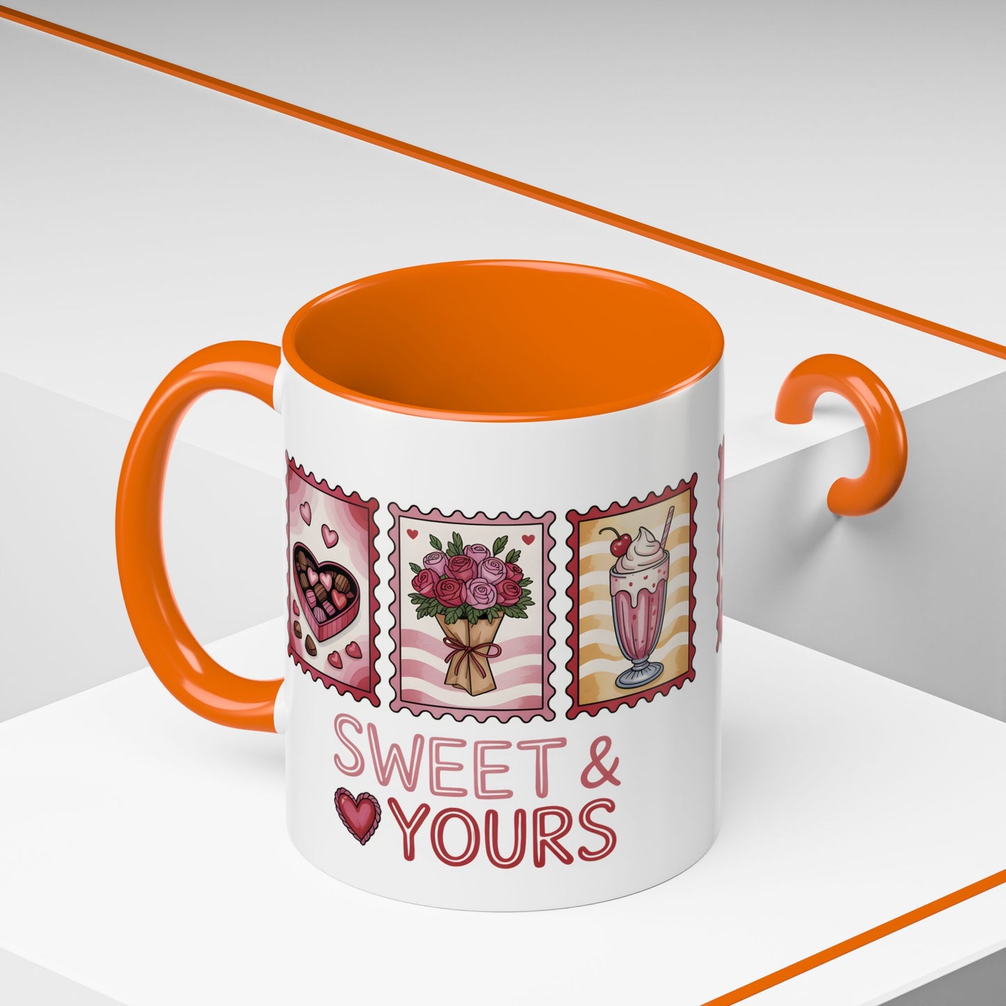 Ceramic valentine gift, Valentines day cup,  wife gift ideas, anniversary mug.