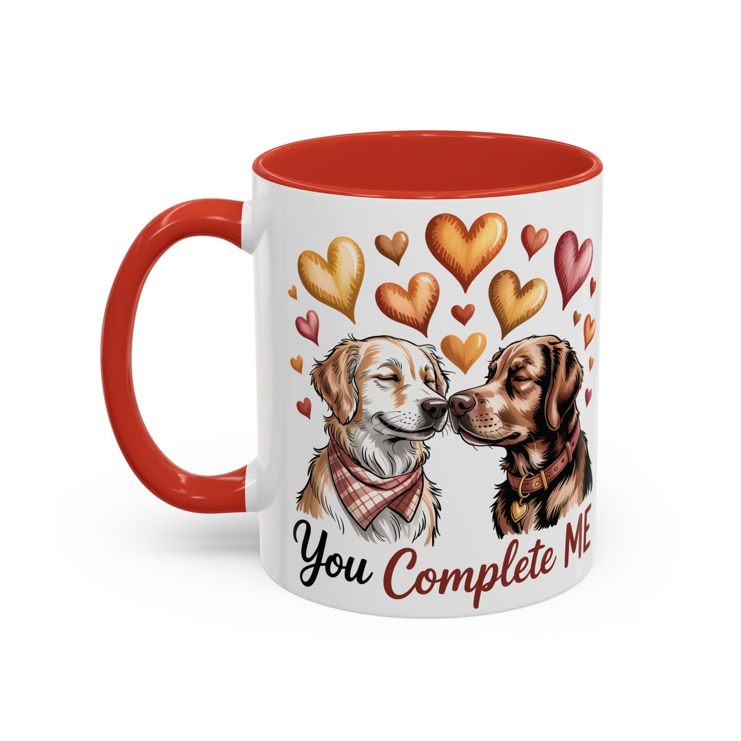 You Complete Me Mug | Cute Dog Lover Gift | Valentines Day Gift for Wife Husband |