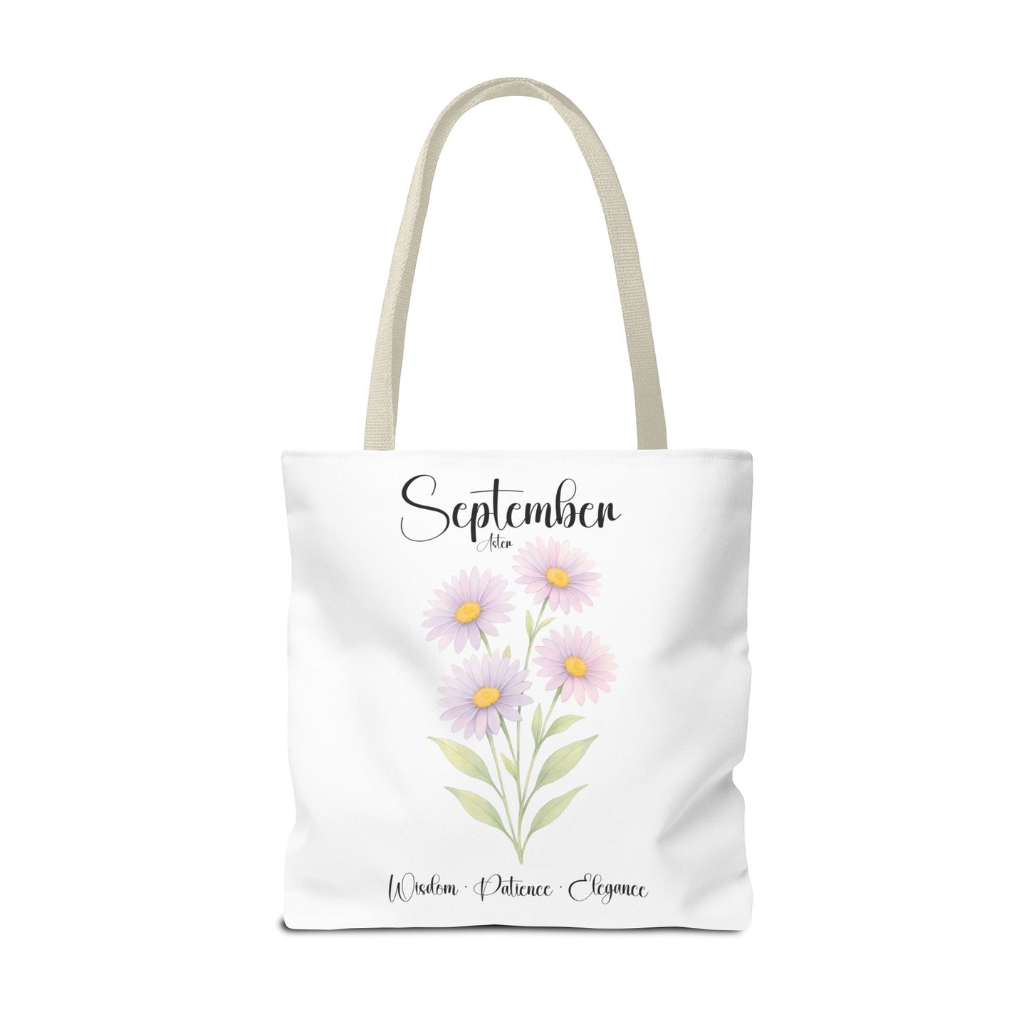 Personalized Best Friend tote bag for her, Birth Month Flower, milestone birthdays.