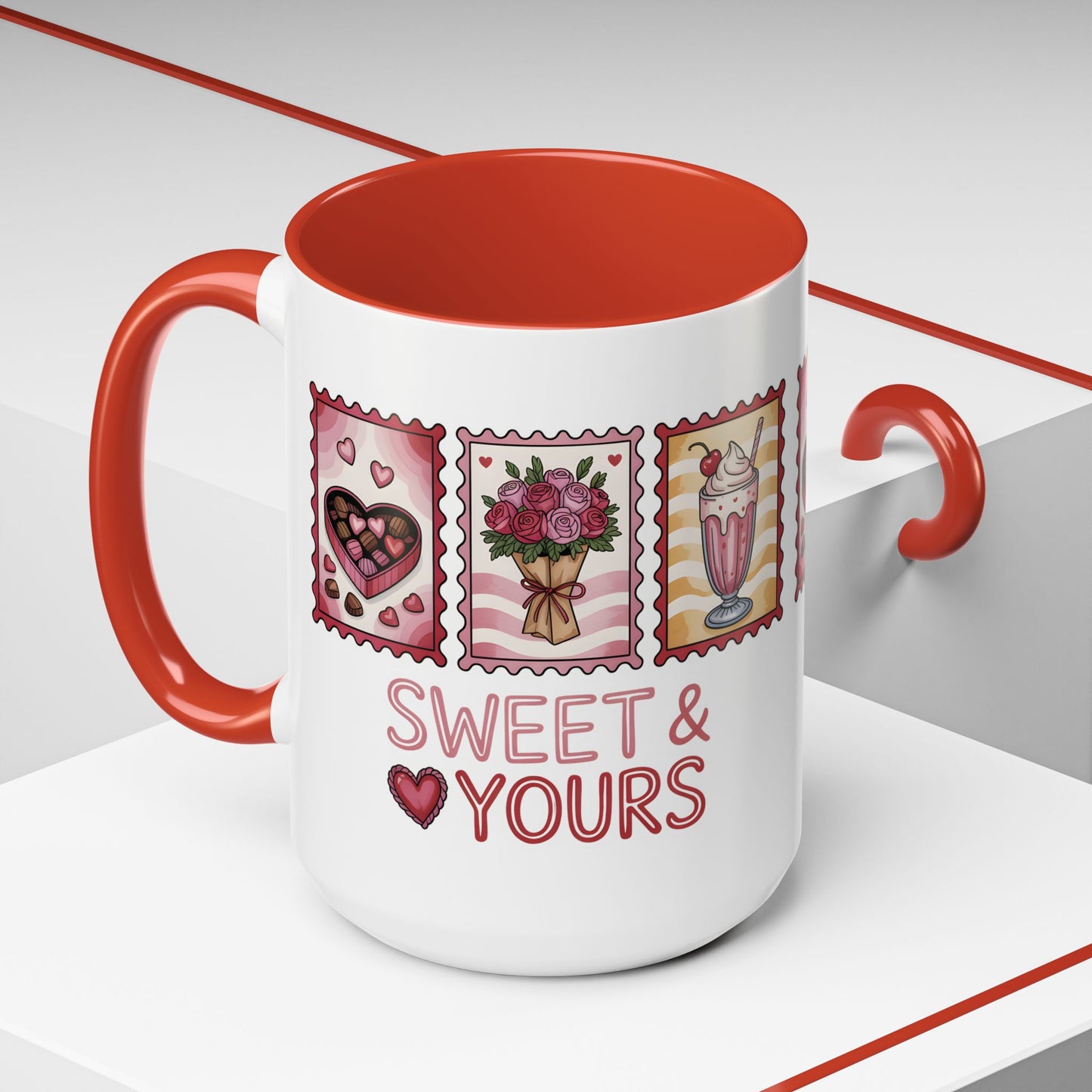 Ceramic valentine gift, Valentines day cup,  wife gift ideas, anniversary mug.
