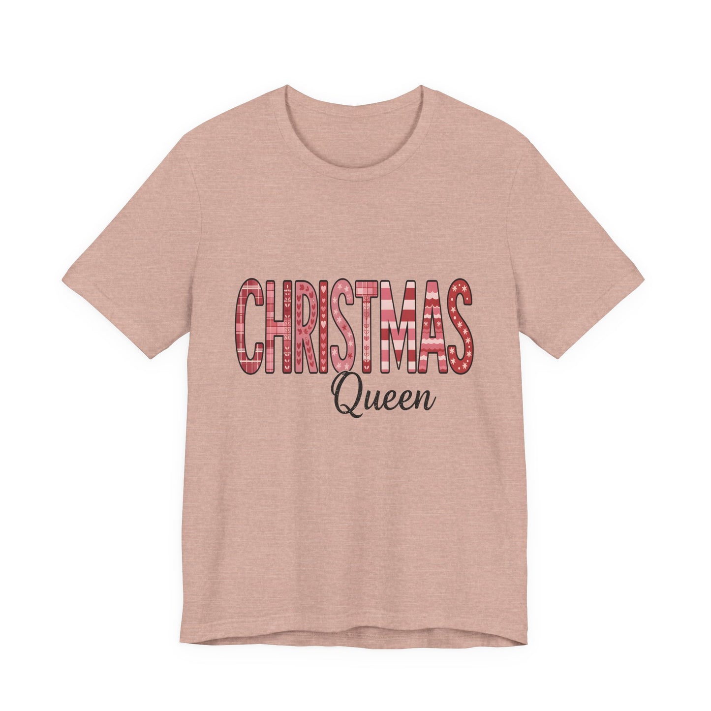 Christmas Queen Pinkmas T-shirt,  Perfect for a sister XMAS gift or a Christmas mom gift, this festive shirt captures the essence of a very merry Christmas