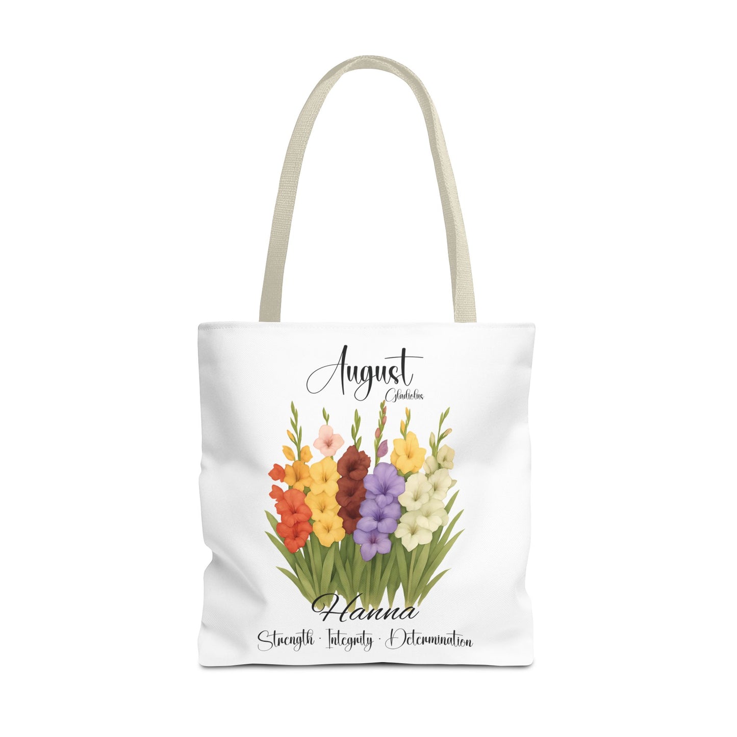 Custom birth month flower bag for her, milestone birthdays, bestfriend gift.