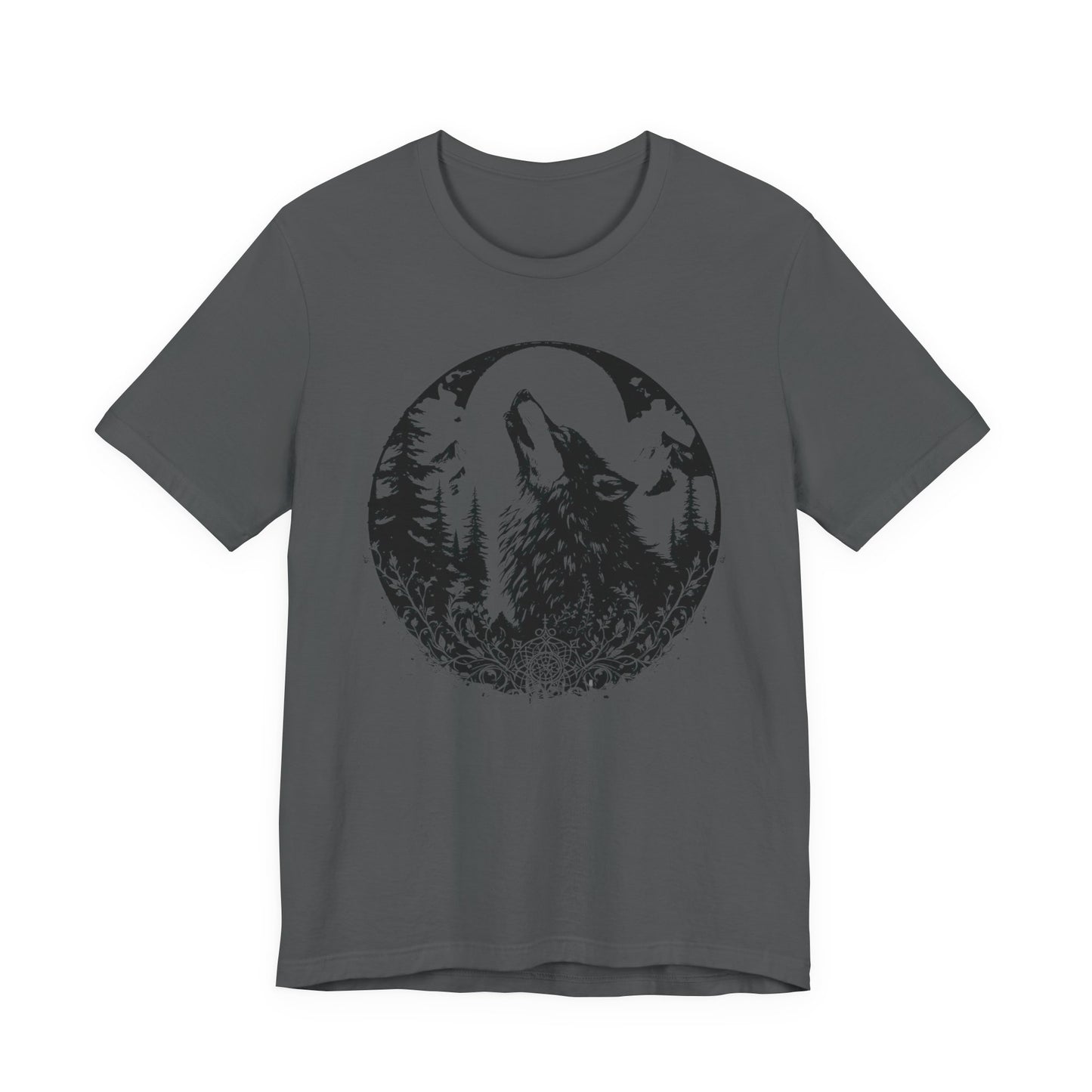 Wolf Graphic Shirt, wilderness tee, alt gifts for her, 90s grunge top.