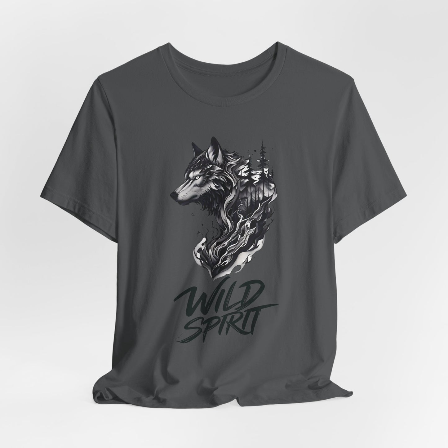 Wild Spirit Wolf Tee - Unisex, Gothic Streetwear, Alternative Clothing, grunge