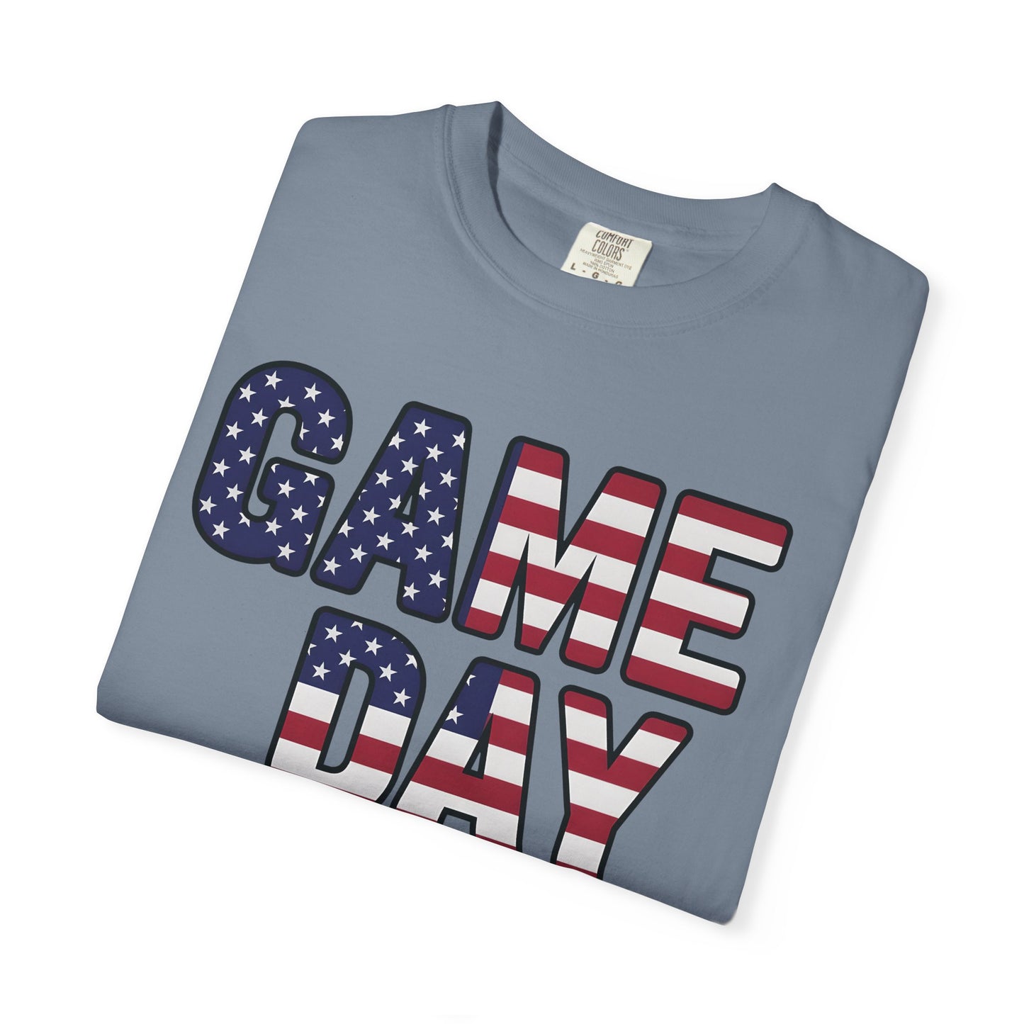 American Flag GAME DAY T-Shirt | Patriotic Sports Fan Tee