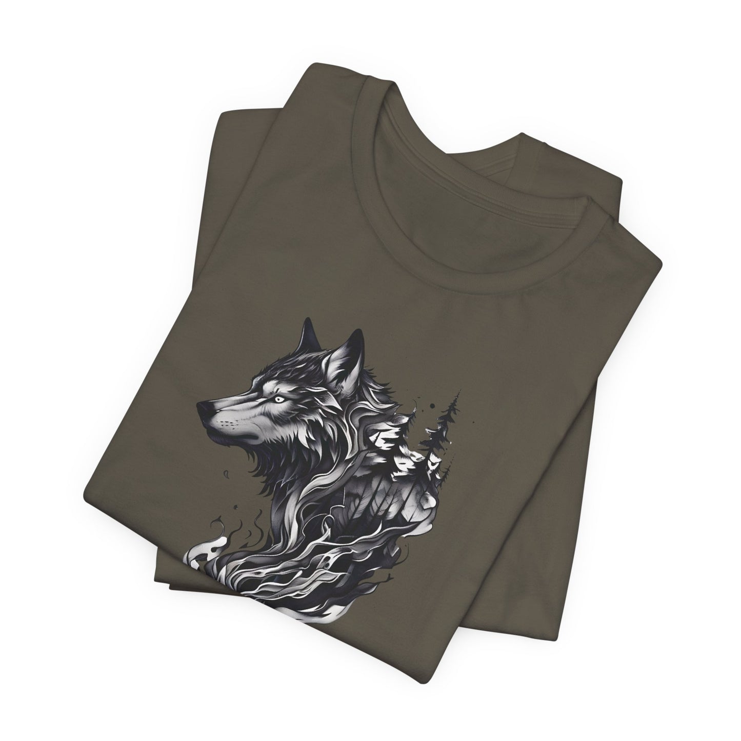 Wild Spirit Wolf Tee - Unisex, Gothic Streetwear, Alternative Clothing, grunge