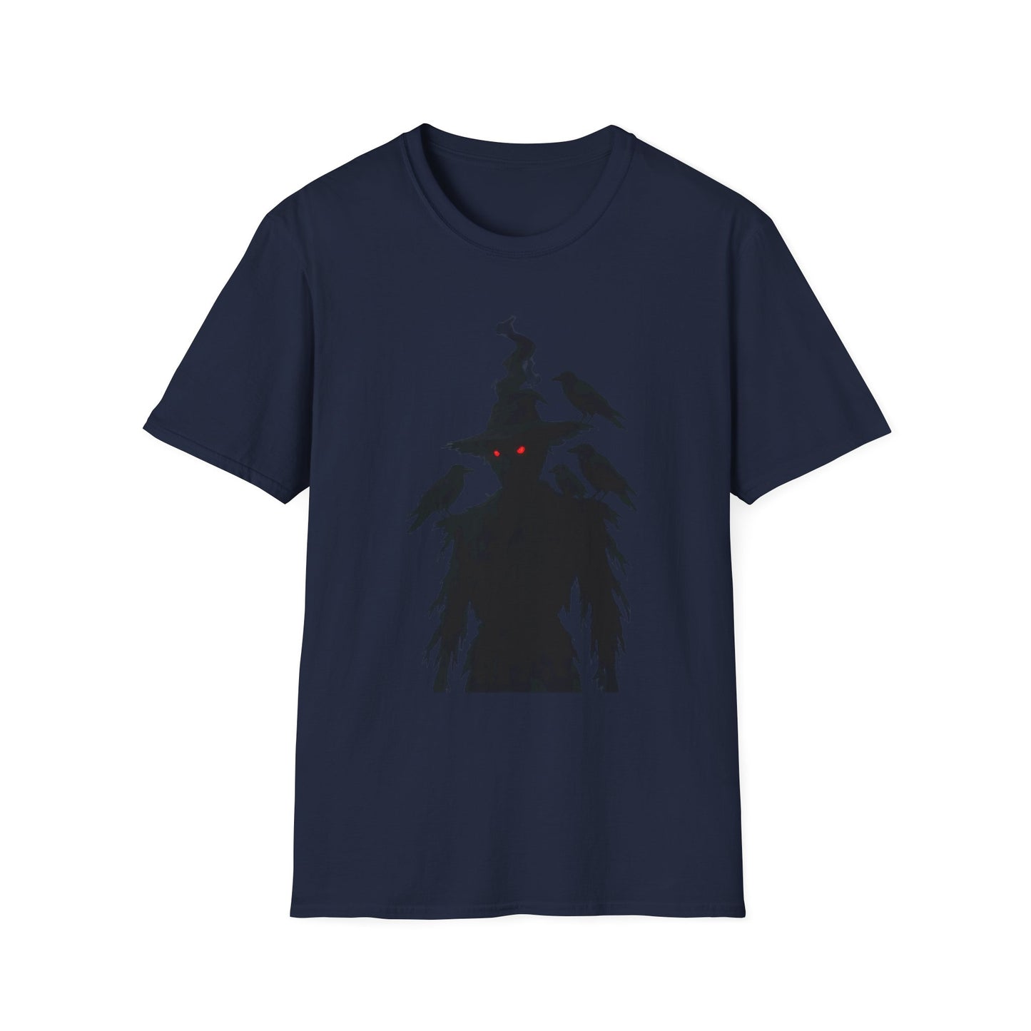 Scary Scarecrow Tee,This Halloween shirt captures the essence of the season with a mesmerizing scarecrow design, blending the line between spooky and stylish.