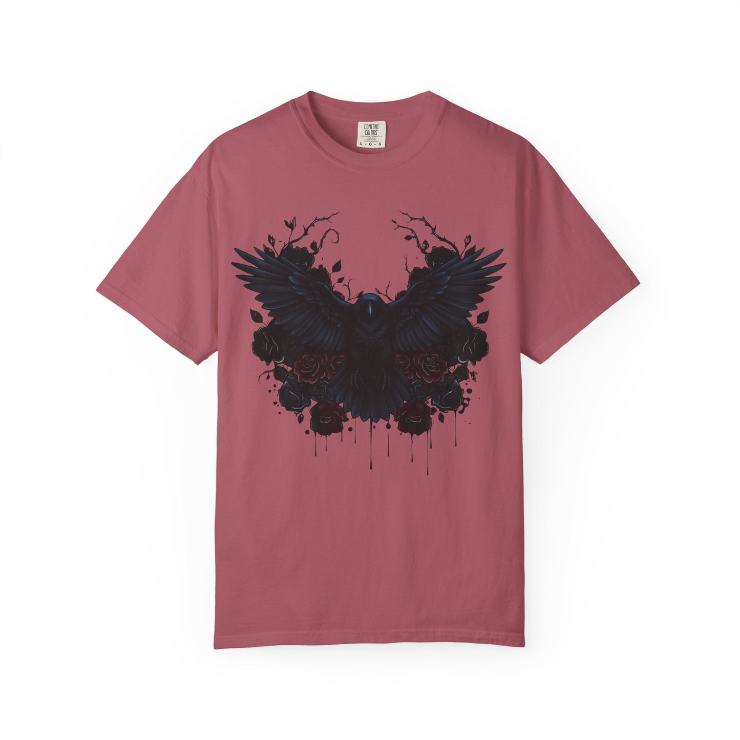 Dark Raven Gothic Apparel  | Unisex Cotton Shirt | Dark Aesthetic  | Alternative Goth T-Shirt