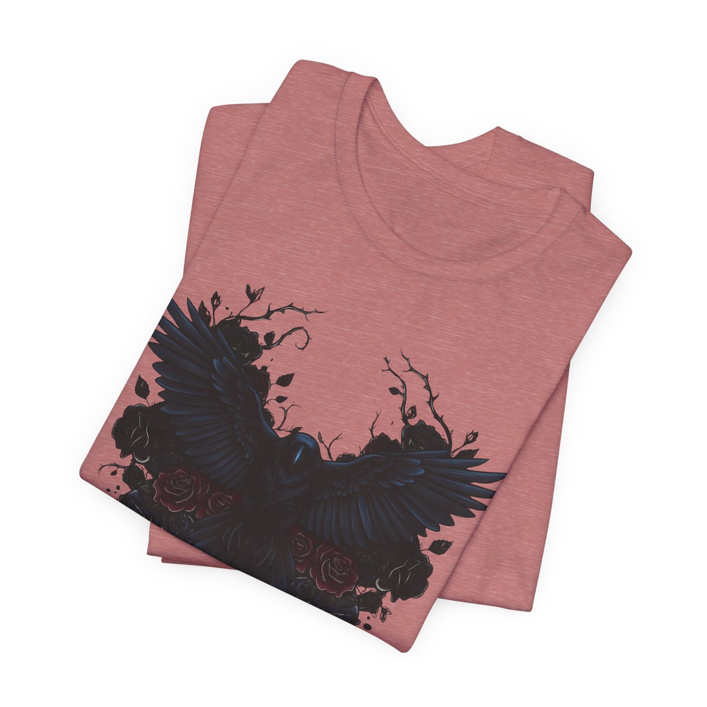 Dark Raven Gothic Apparel  | Unisex Cotton Shirt | Dark Aesthetic  |