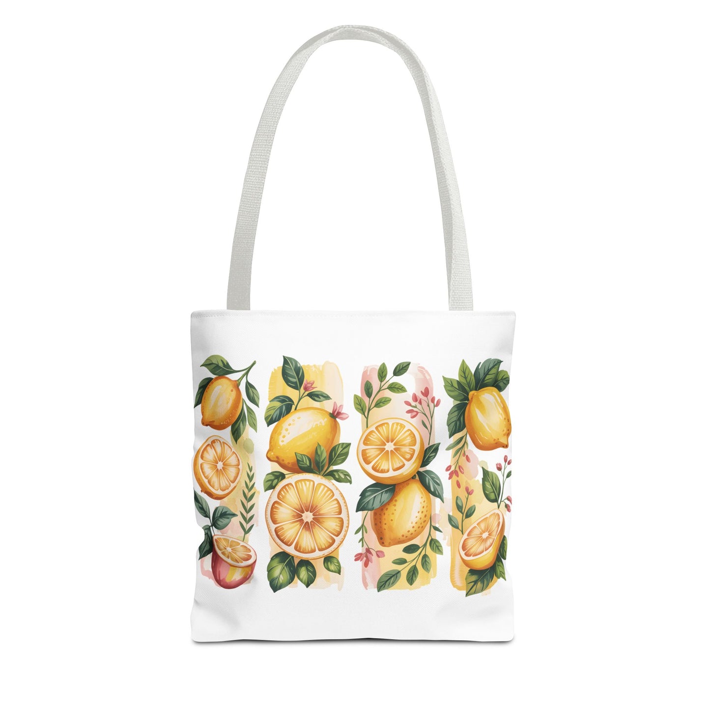 lemon tote bag, large grocery tote, alternative gifts