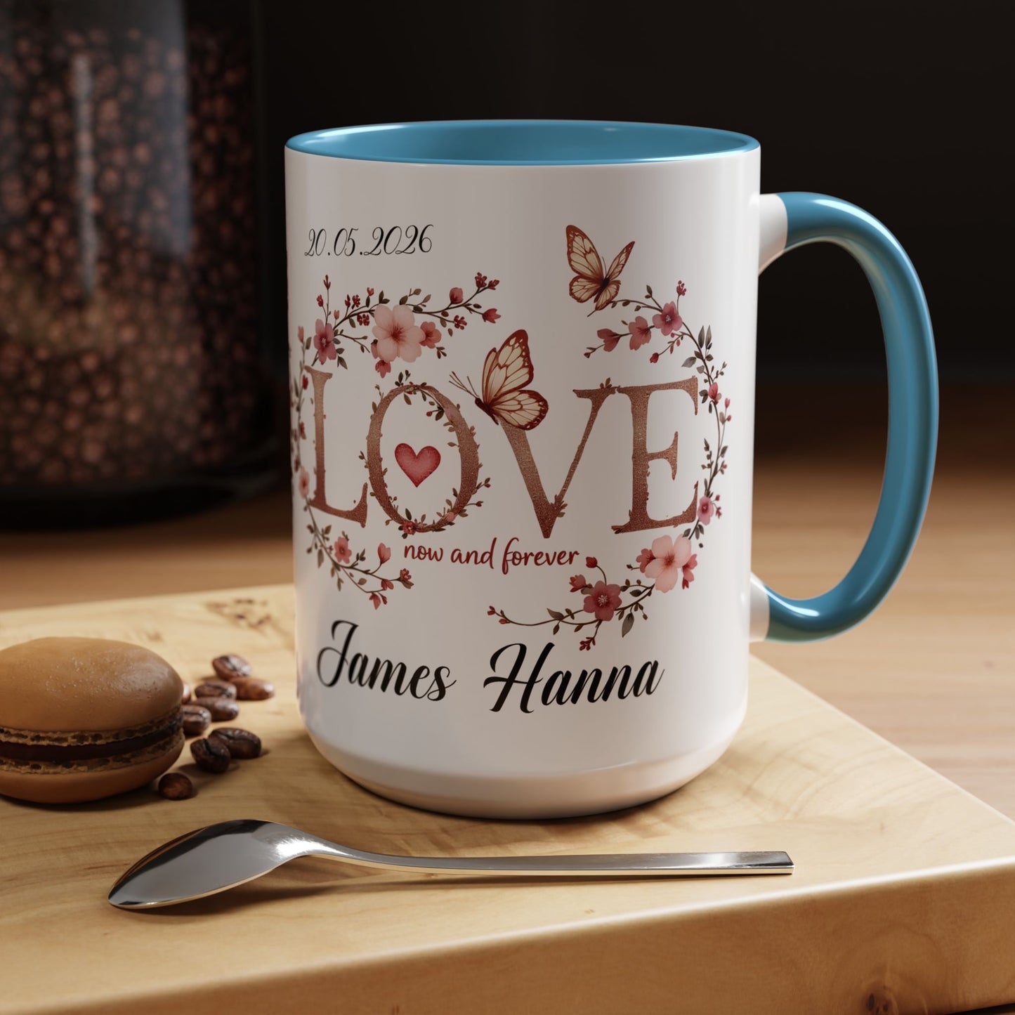 Custom Wedding Mug | Personalized Anniversary Mug | Valentines Day Gift |