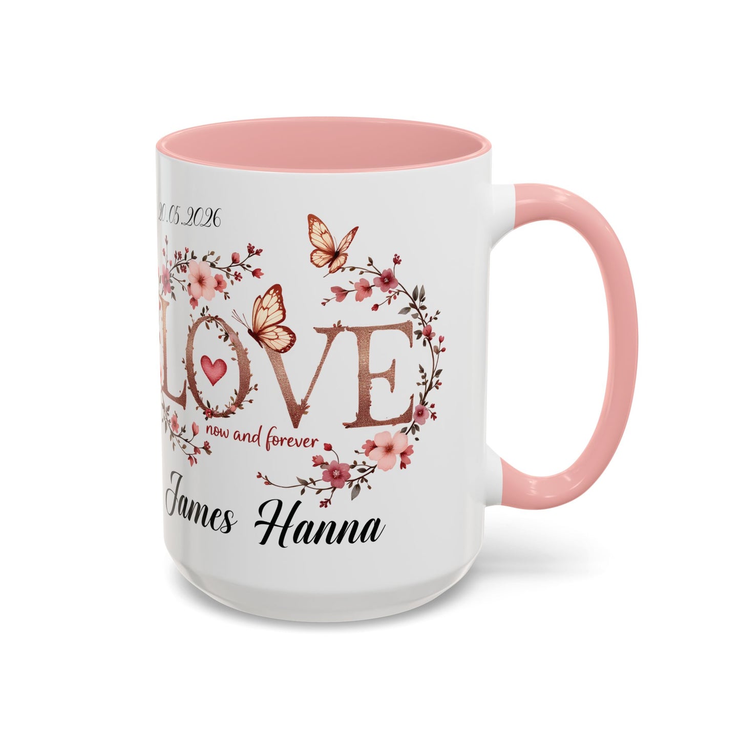 Custom Wedding Mug | Personalized Anniversary Mug | Valentines Day Gift |