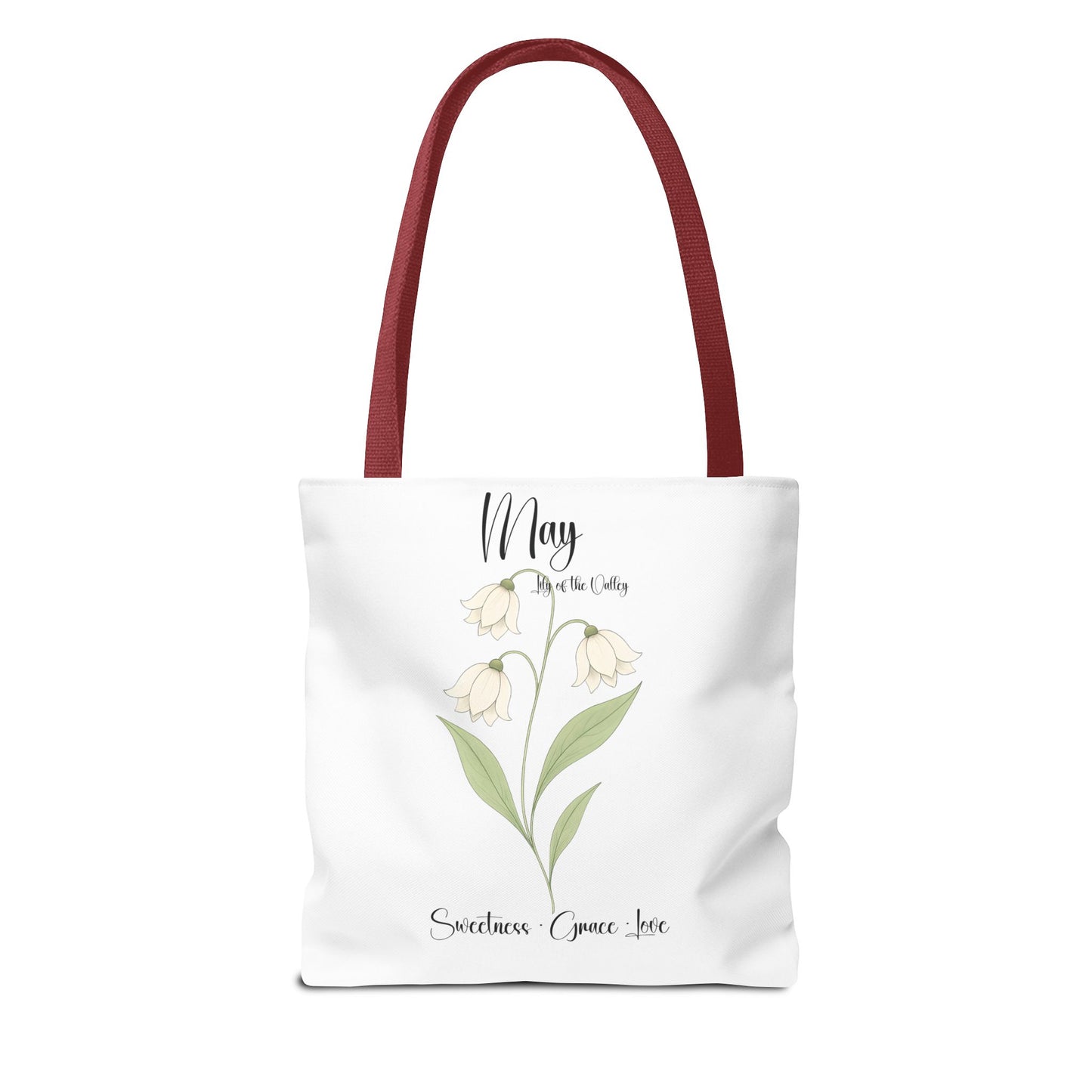 Personlised birth month flower bag for her, milestone birthdays, bestfriend gift.