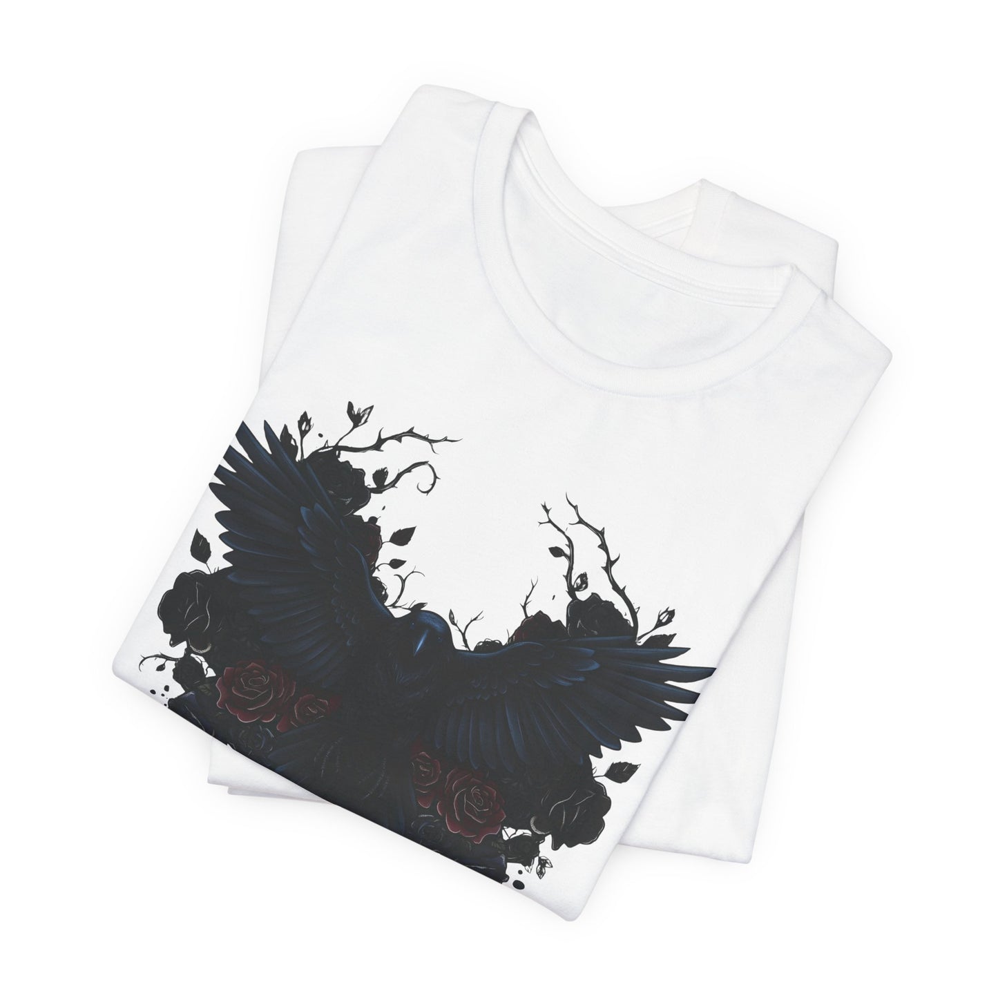 Dark Raven Gothic Apparel  | Unisex Cotton Shirt | Dark Aesthetic  |