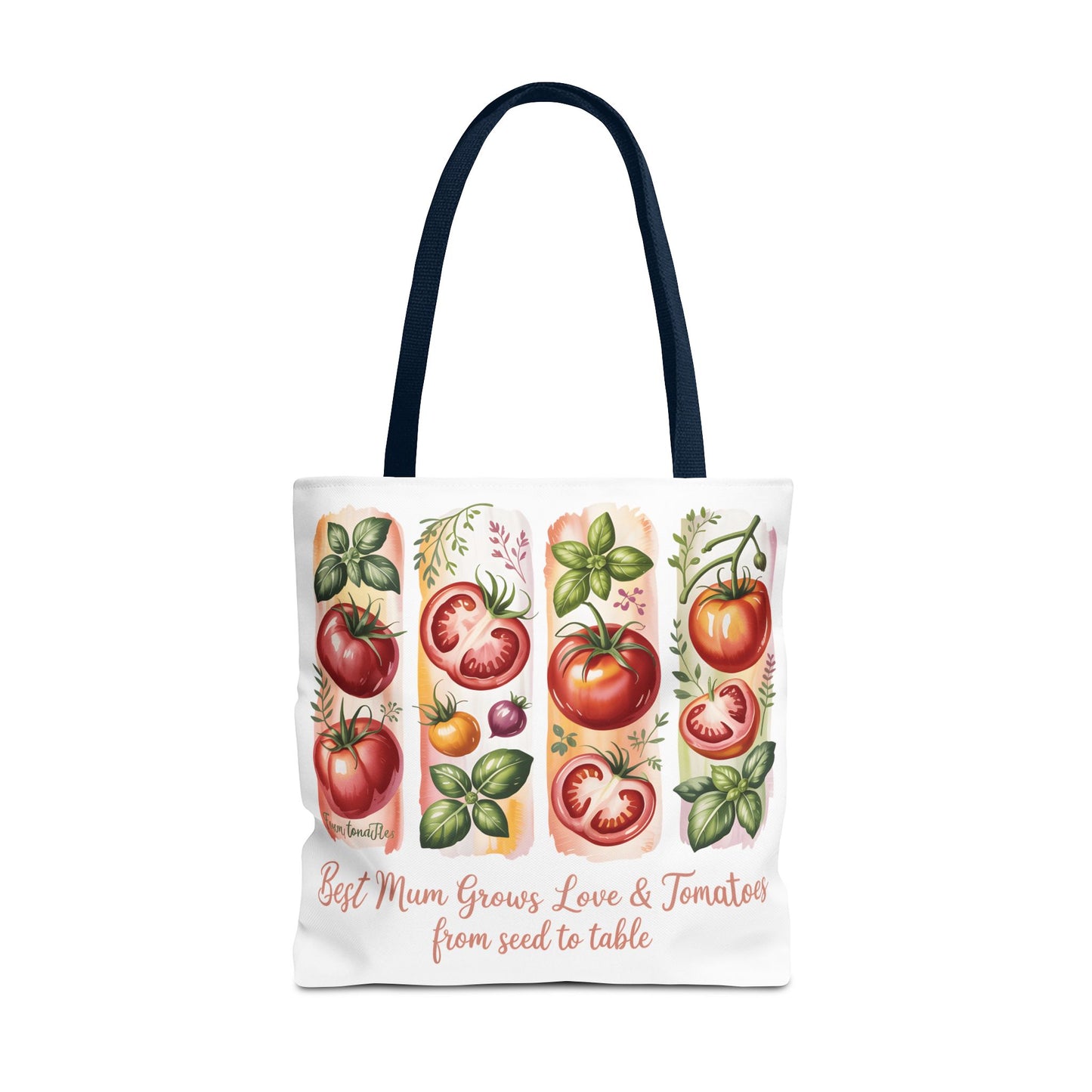 Best Mom Tote Bag, Tomato Garden Lover Design, Perfect Mothers Day Gift for Moms Who Love Gardening and Nature