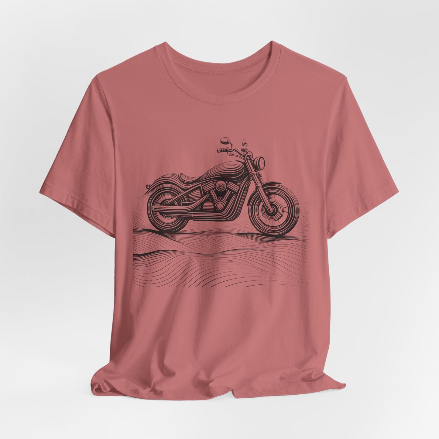 Cotton biker shirt, streetwear tee, biker apparel, motorcycle gift.