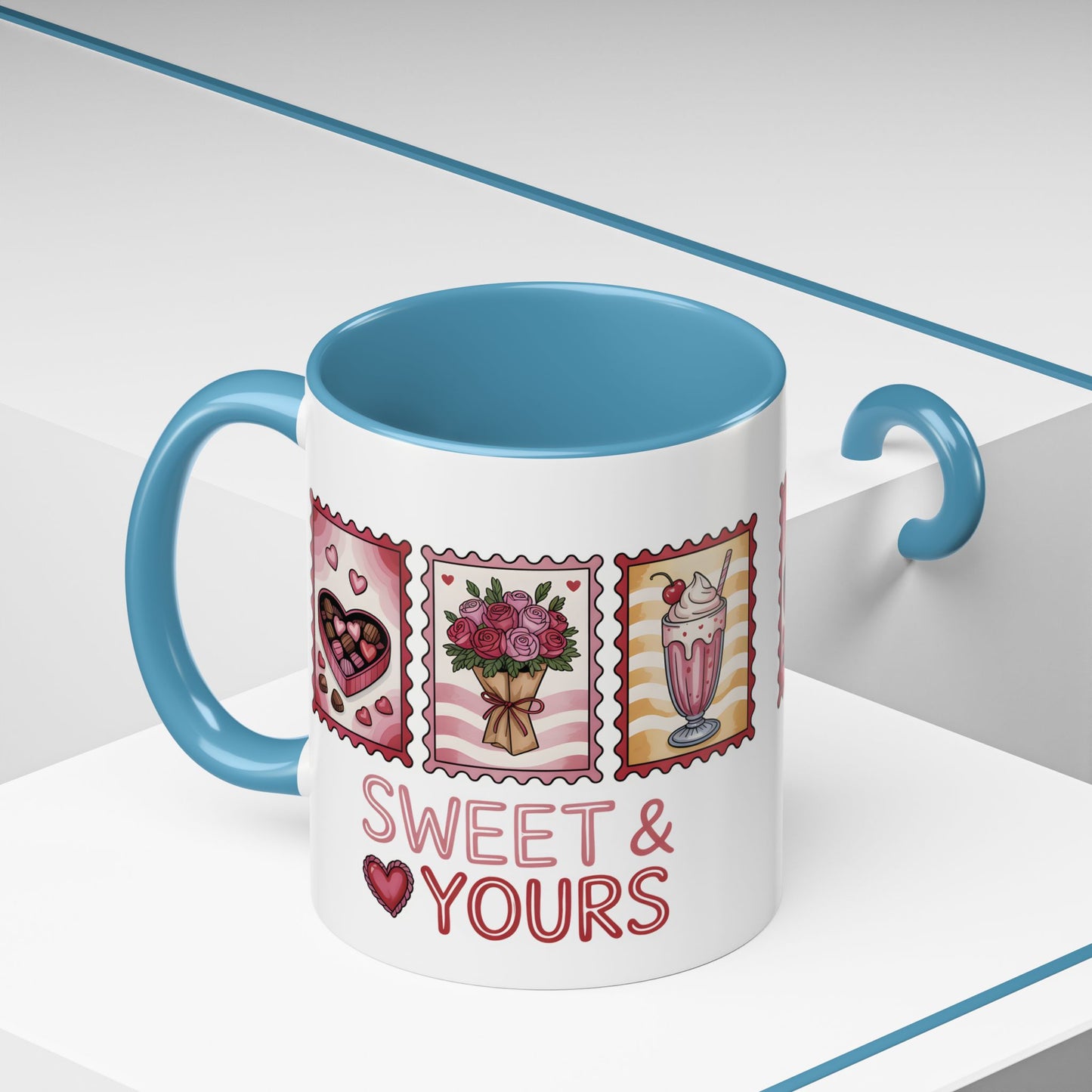Ceramic valentine gift, Valentines day cup,  wife gift ideas, anniversary mug.