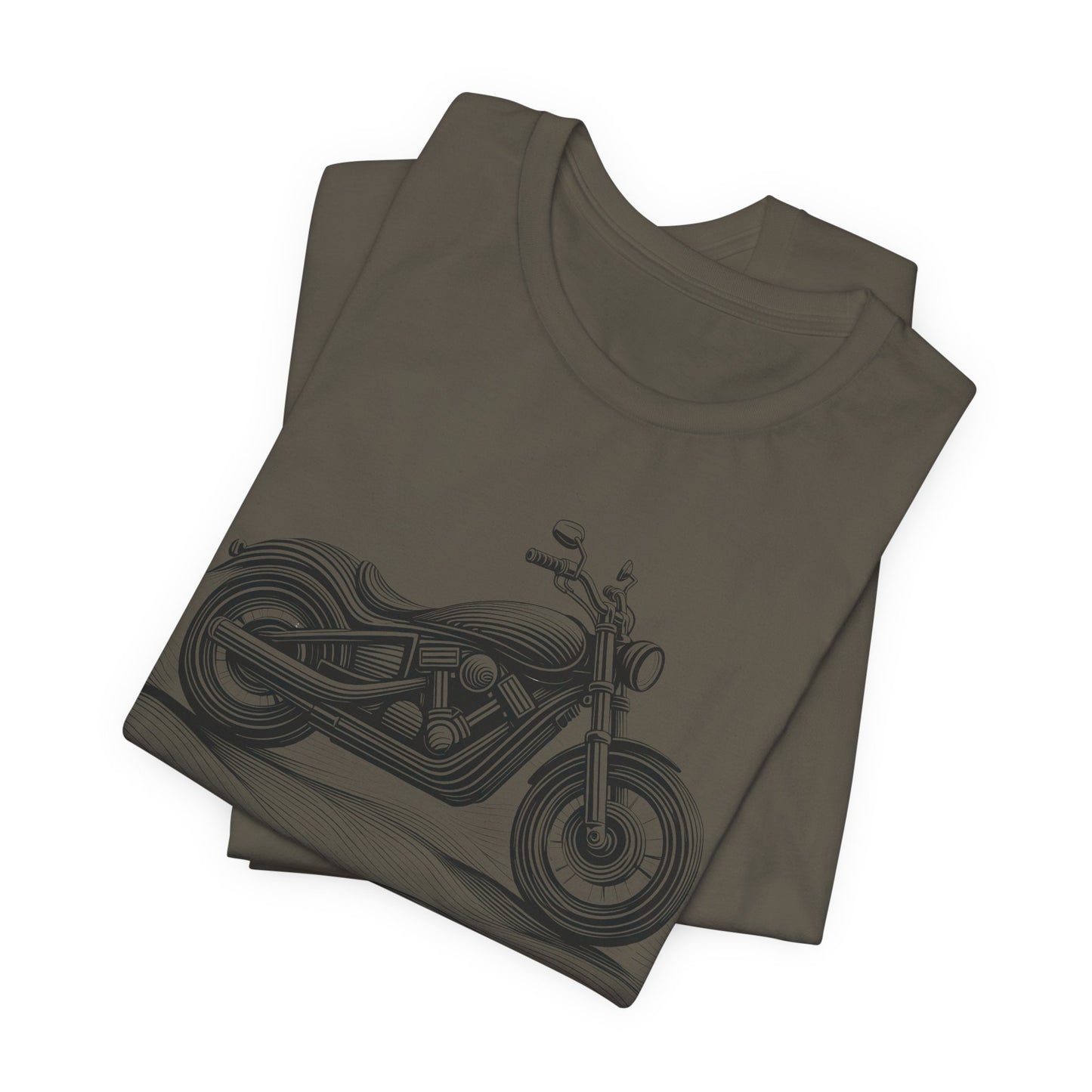 Cotton biker shirt, streetwear tee, biker apparel, motorcycle gift.