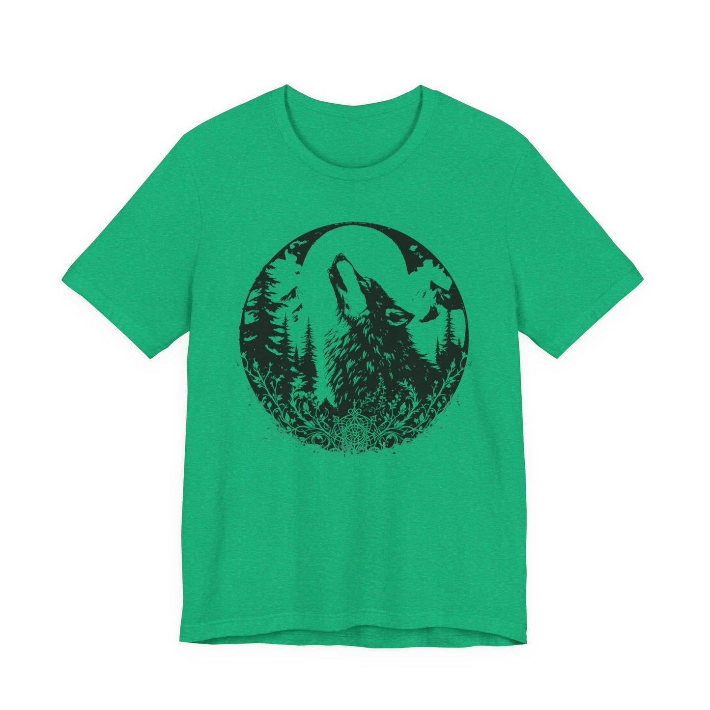 Wolf Graphic Shirt, wilderness tee, alt gifts for her, 90s grunge top.