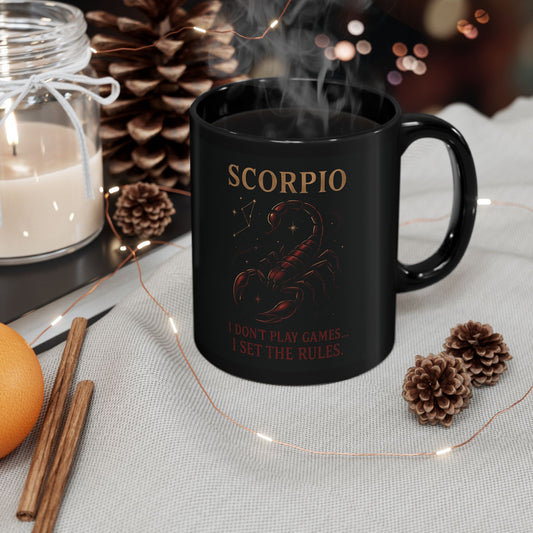 Scorpio Astrology Mug, Perfect as a gift for Scorpio enthusiasts or a thoughtful gesture for a November birthday.