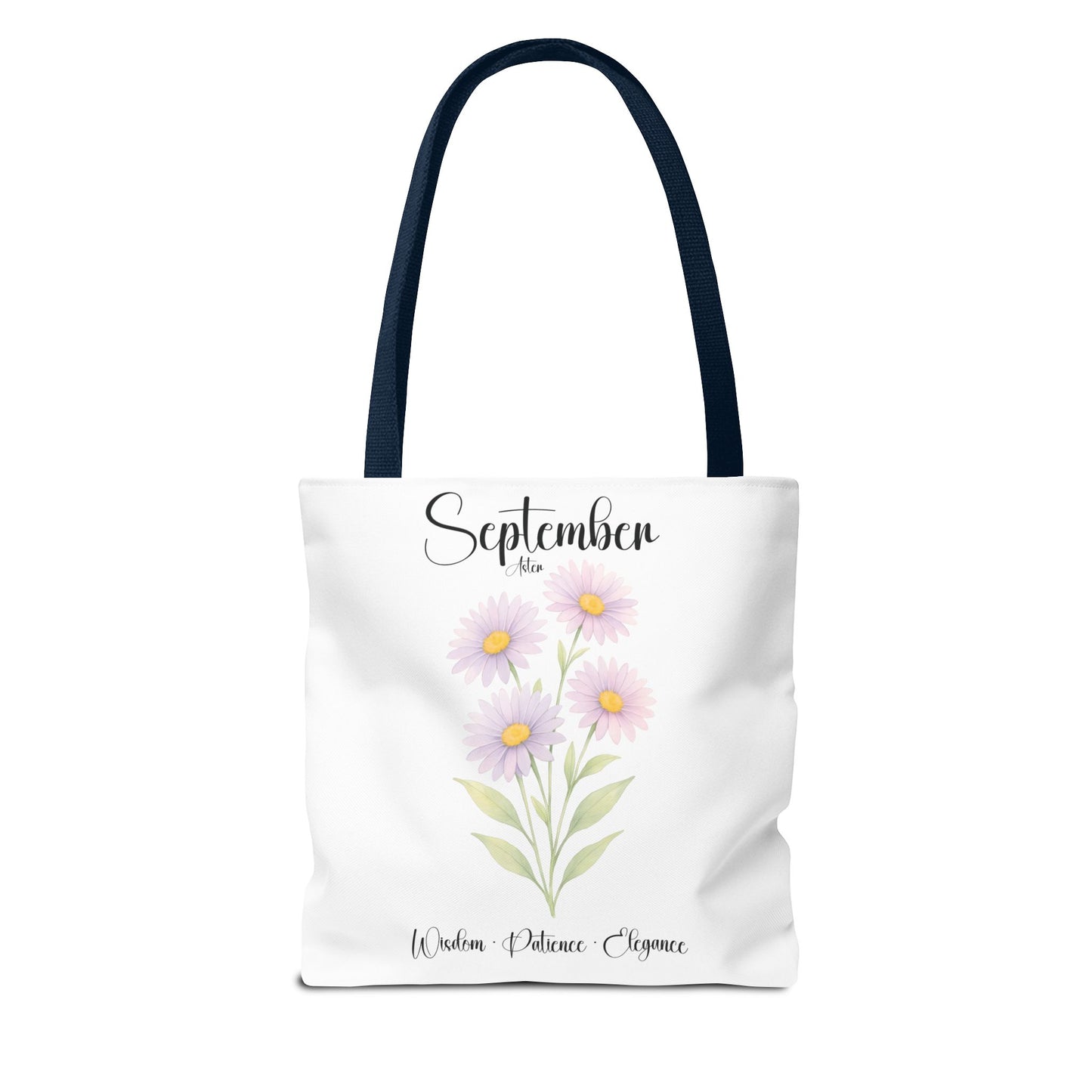 Personalized Best Friend tote bag for her, Birth Month Flower, milestone birthdays.