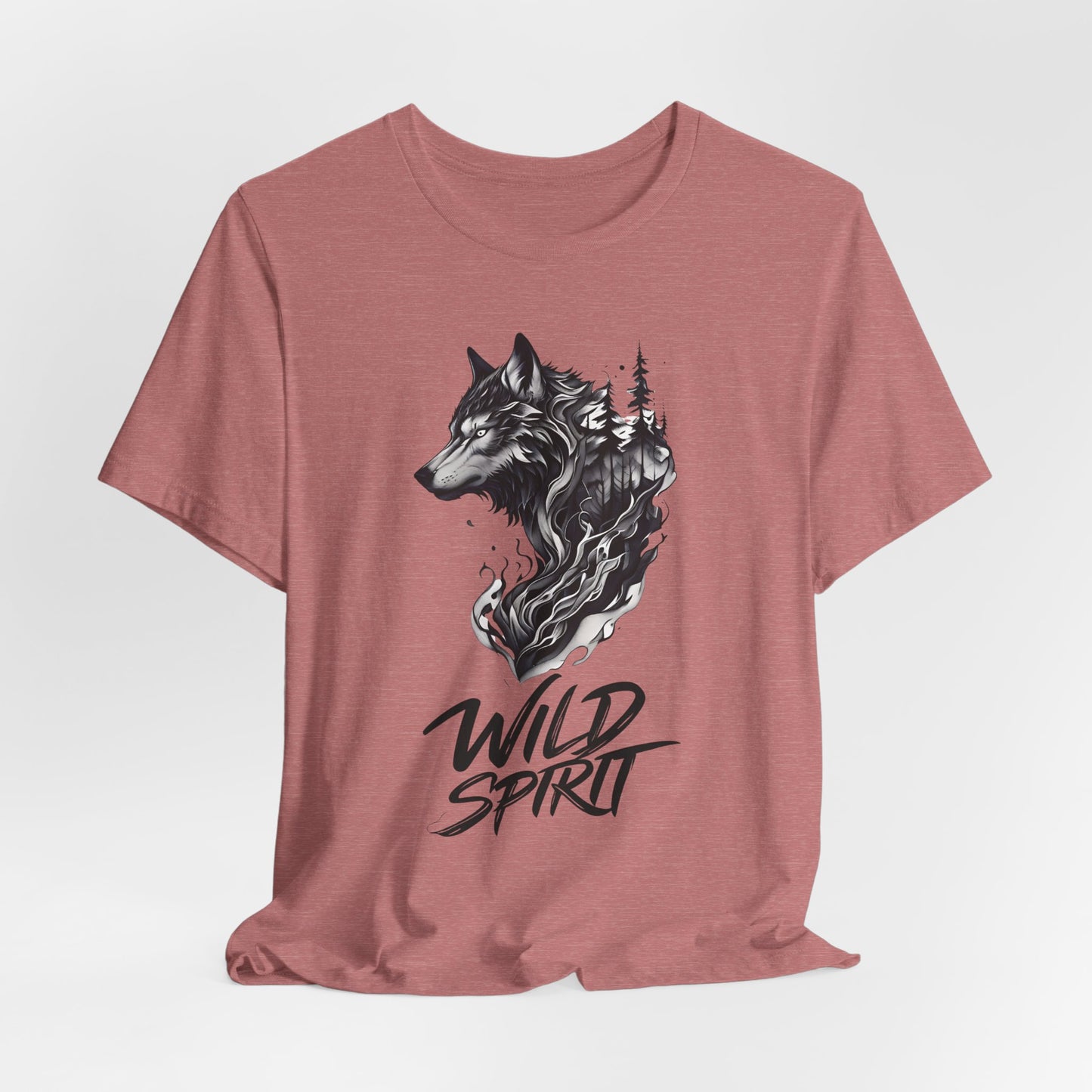 Wild Spirit Wolf Tee - Unisex, Gothic Streetwear, Alternative Clothing, grunge
