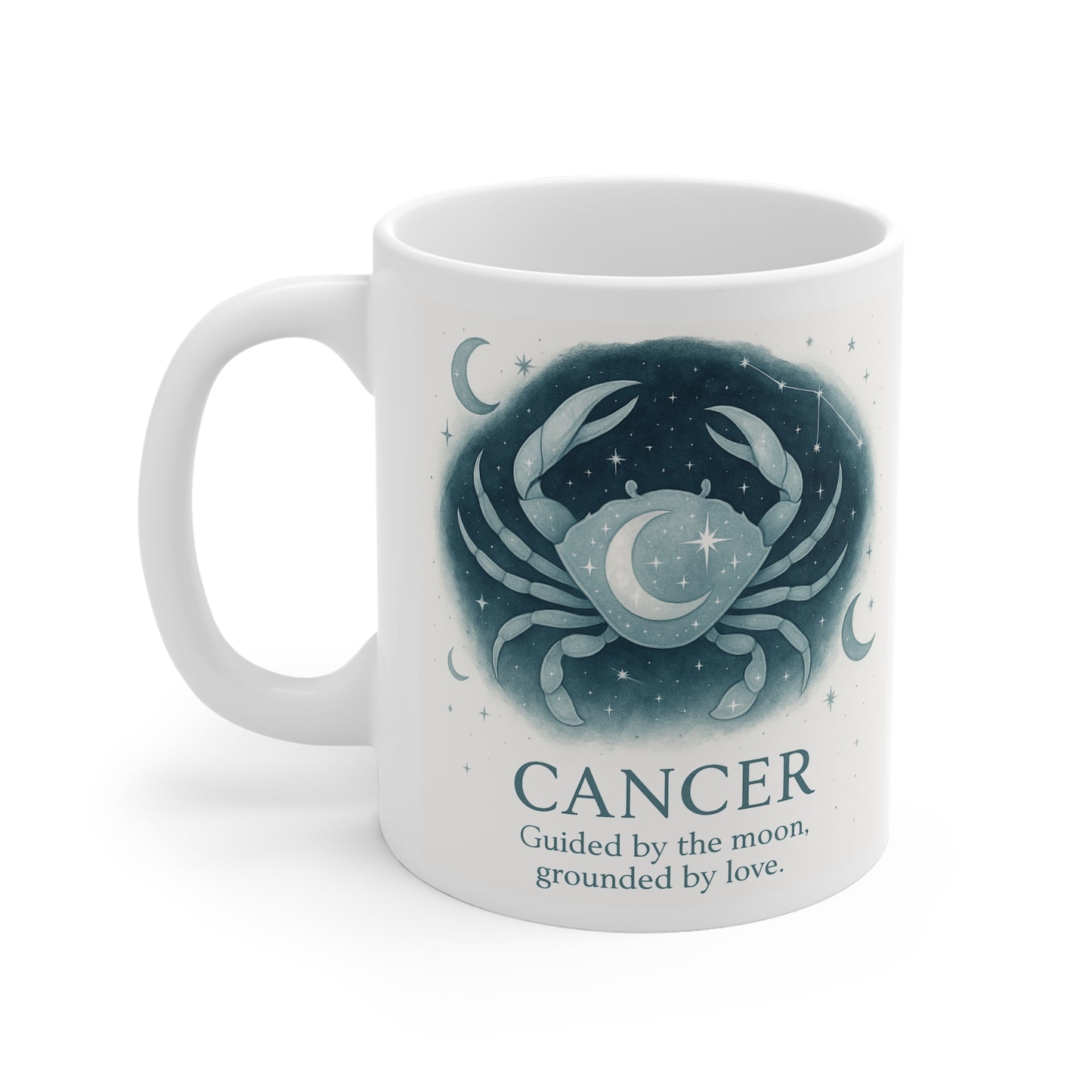 Cancer Astrology Mug, Zodiac Mug,an ideal Cancer birthday gift.
