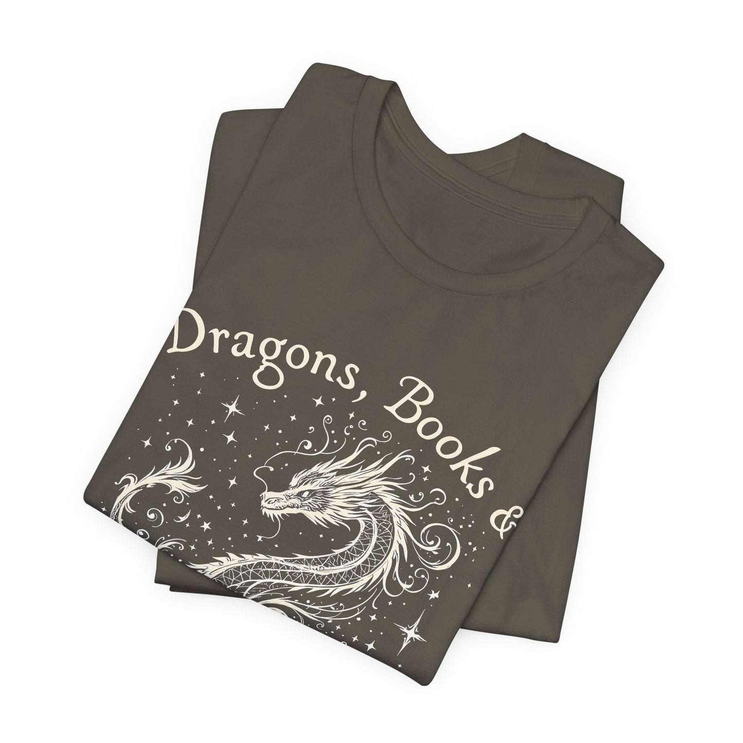 Book Lover Gift T-Shirt | Fantasy Reader Tee | Dragon Reading Shirt | Booktok Merch | Bibliophile Gift