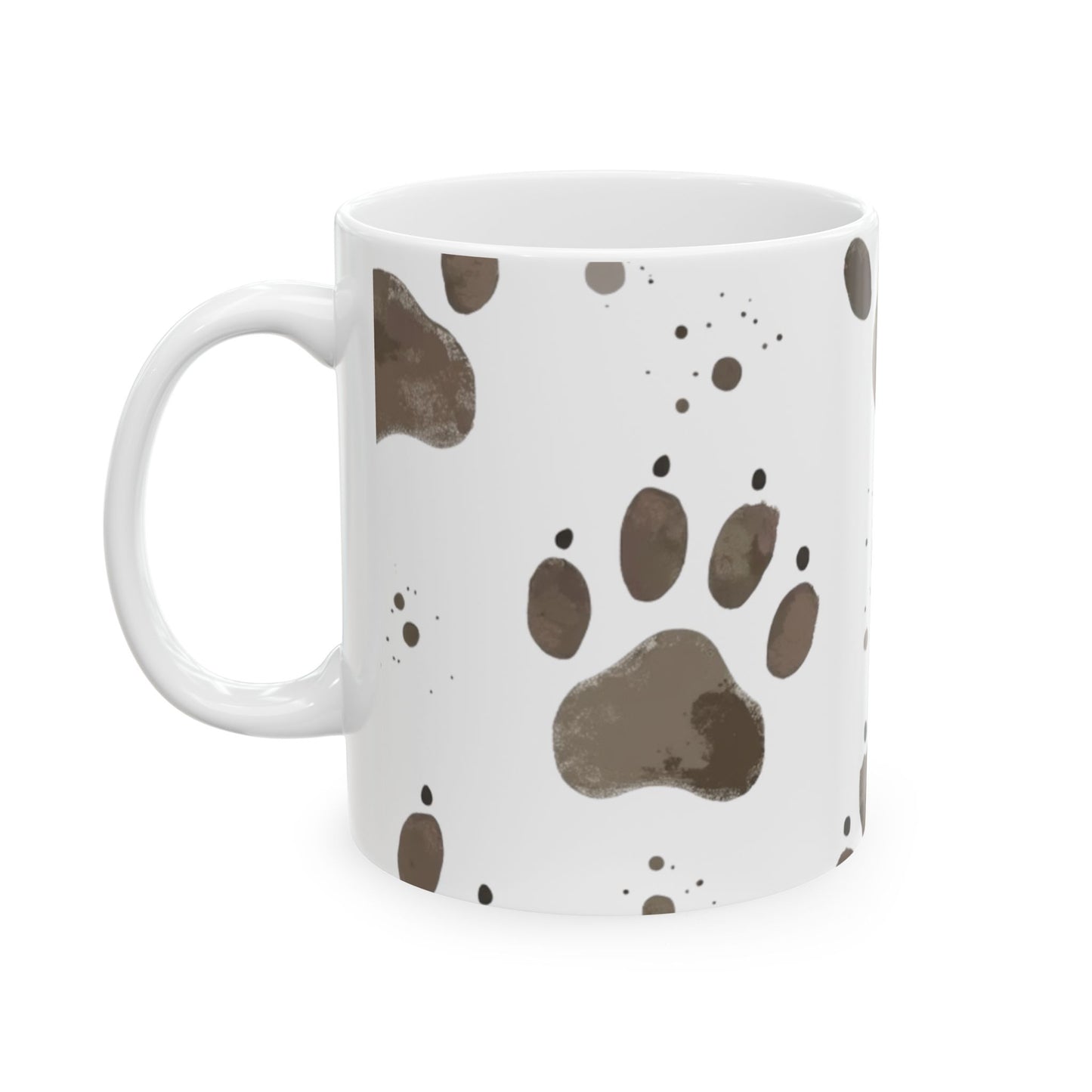Muddie Paw Print Ceramic Mug | Pet Lover Gift, Dog Lover Mug, perfect Pet inspired Gift.