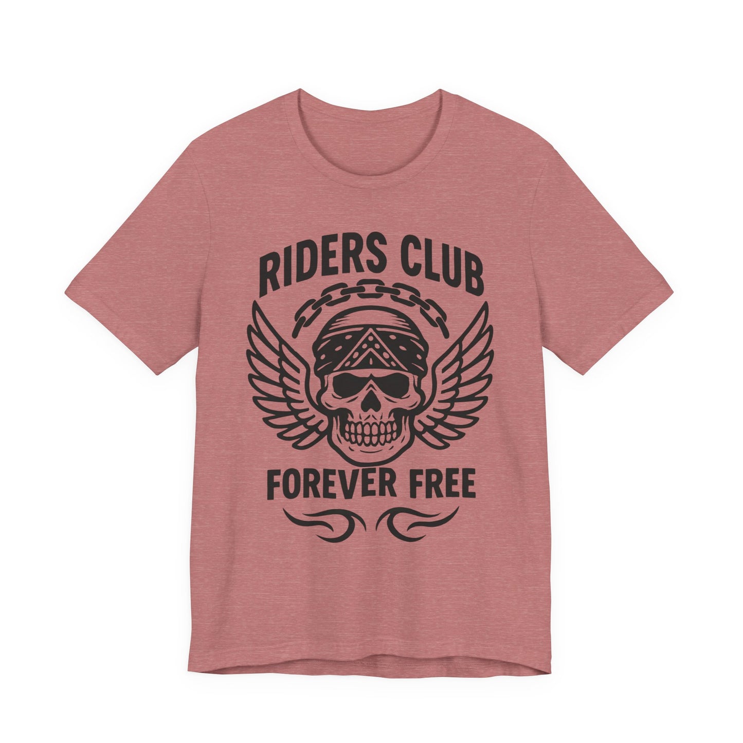 Forever Free Skull Biker Shirt, a declaration of independence for every motorcycle rider. Boasting a striking skull graphic, this motorcycle shirt embodies the fierce spirit of the open road.