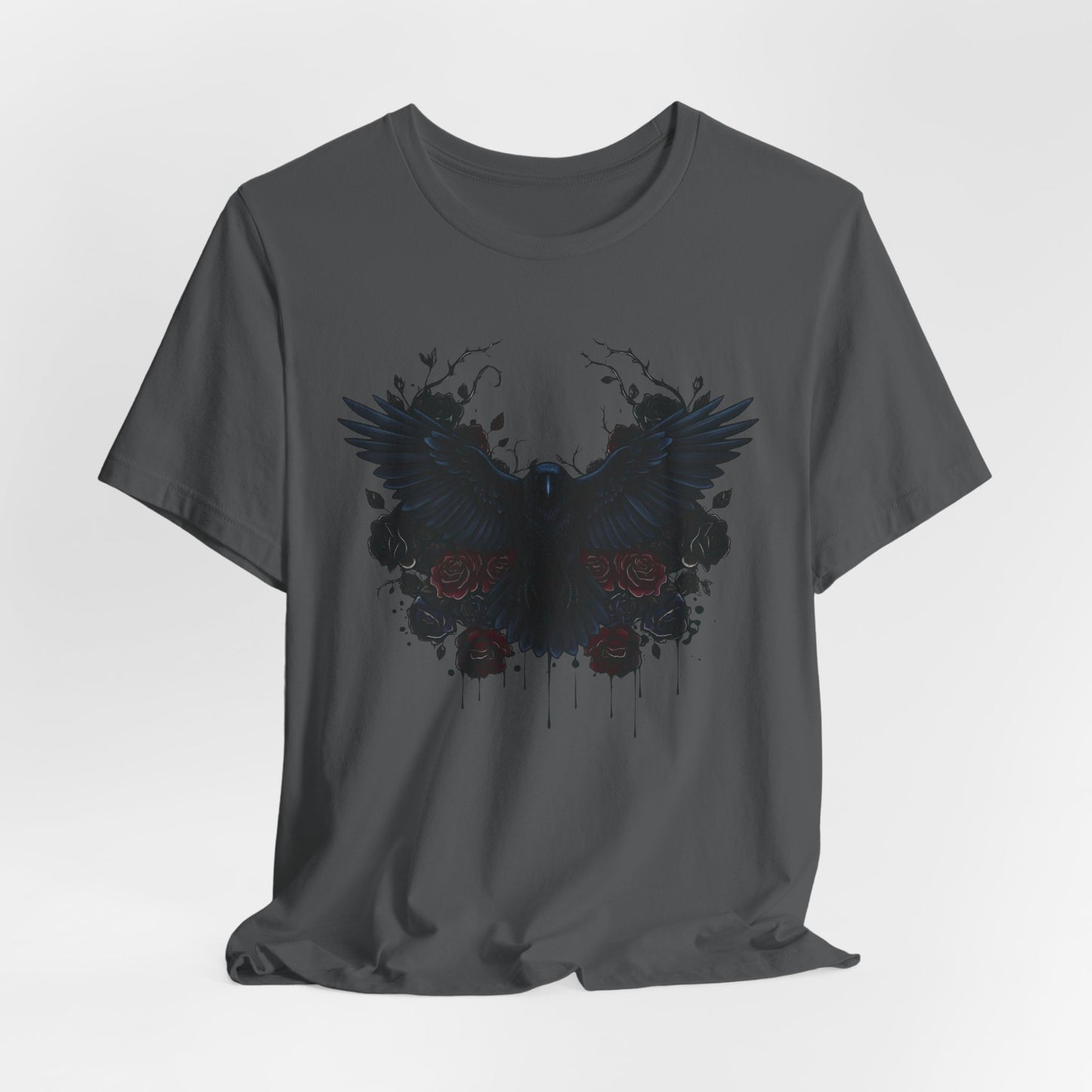 Dark Raven Gothic Apparel  | Unisex Cotton Shirt | Dark Aesthetic  |