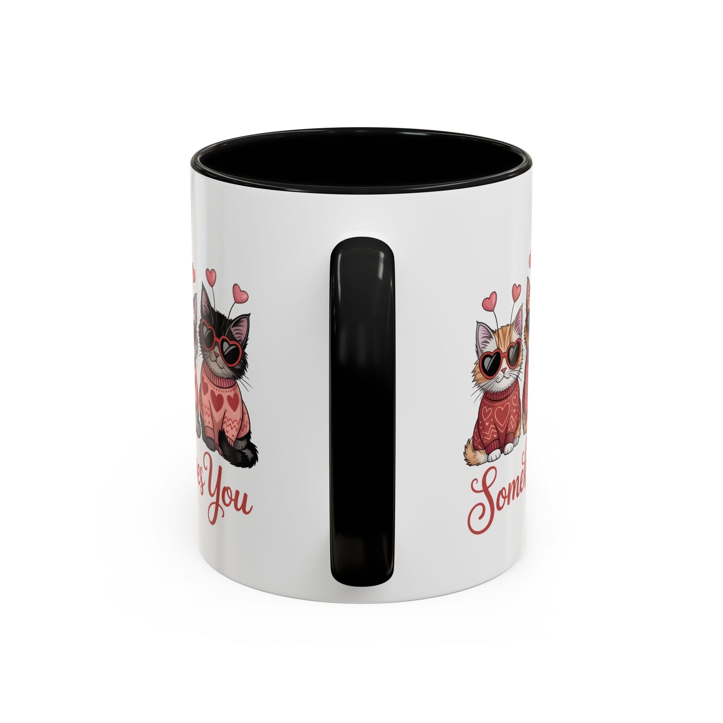 Valentine Kitty Mug | kitten Coffee Cup | cat Lover Gift | Valentines Day Mug |