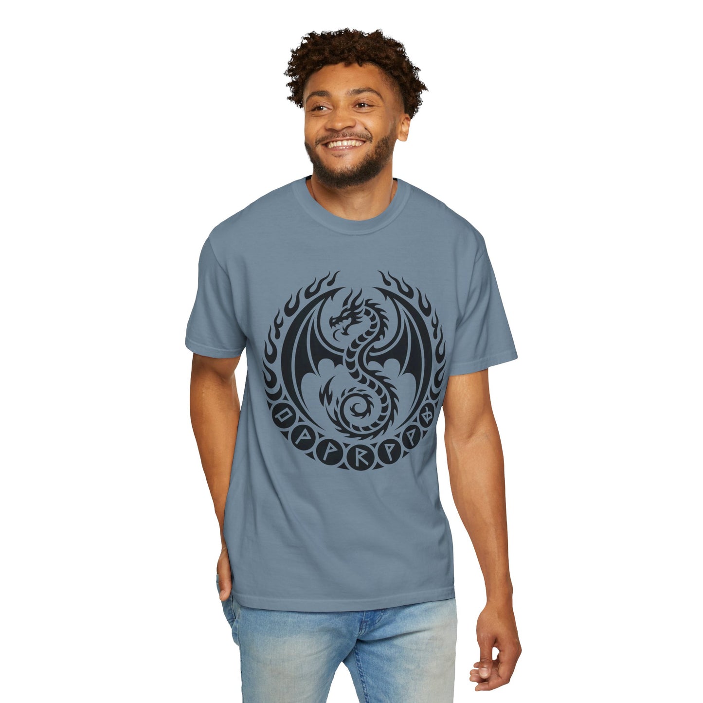 Comfort Colors dragon lovers viking shirt, norse mythology alternative gifts.