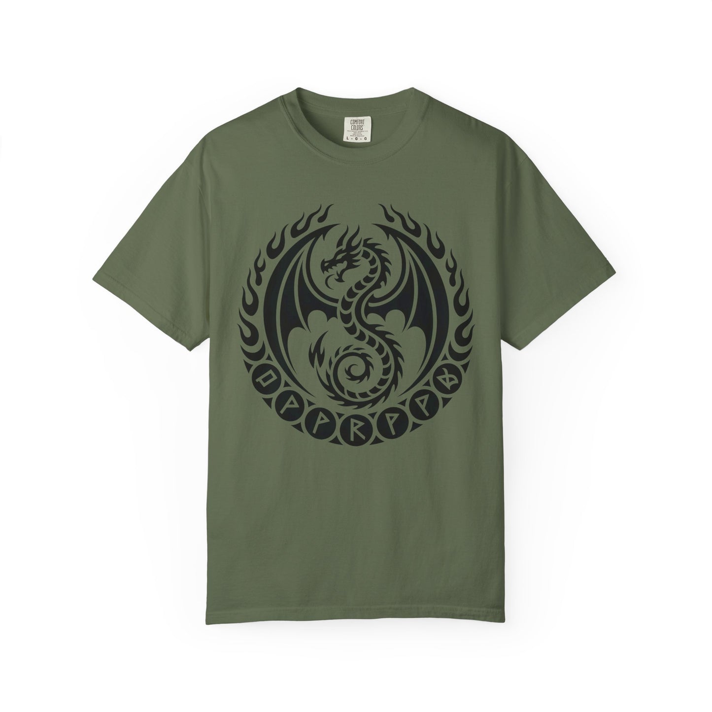 Comfort Colors dragon lovers viking shirt, norse mythology alternative gifts.