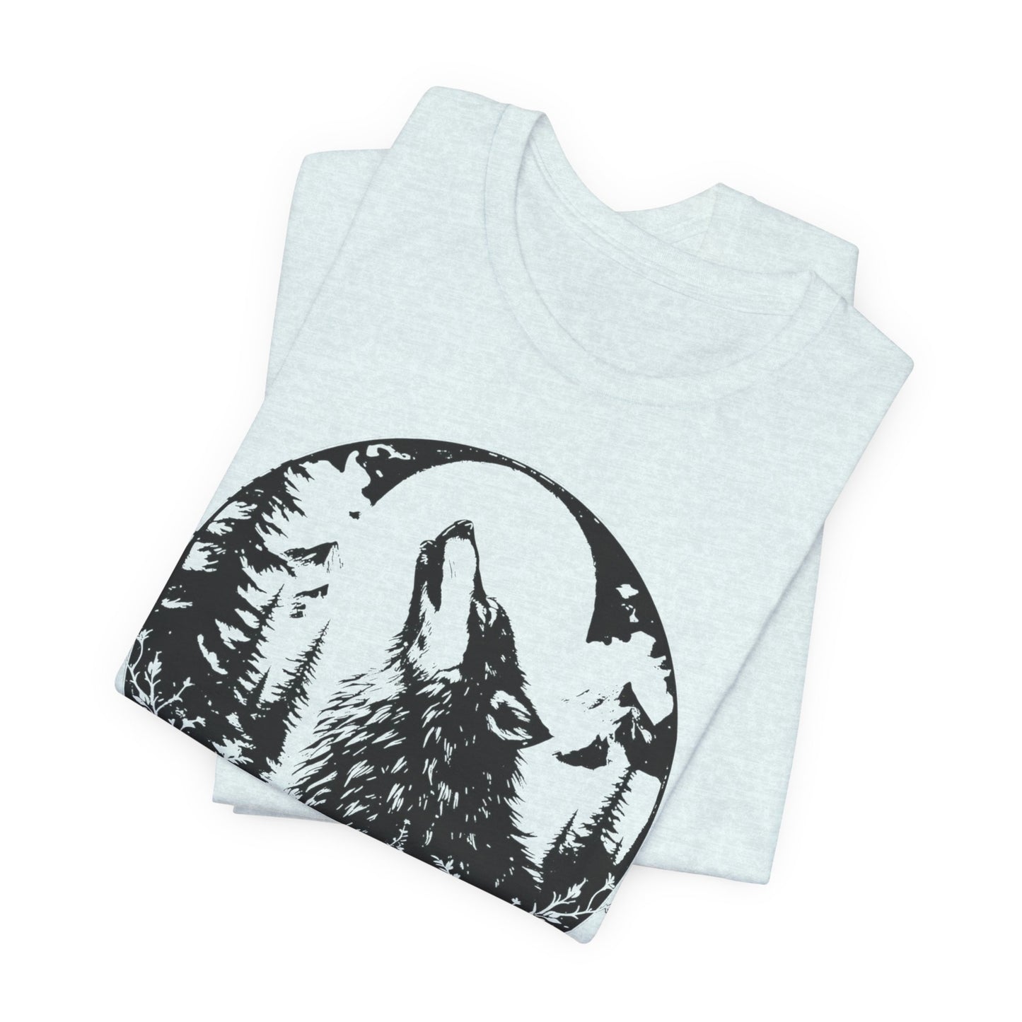 Wolf Graphic Shirt, wilderness tee, alt gifts for her, 90s grunge top.