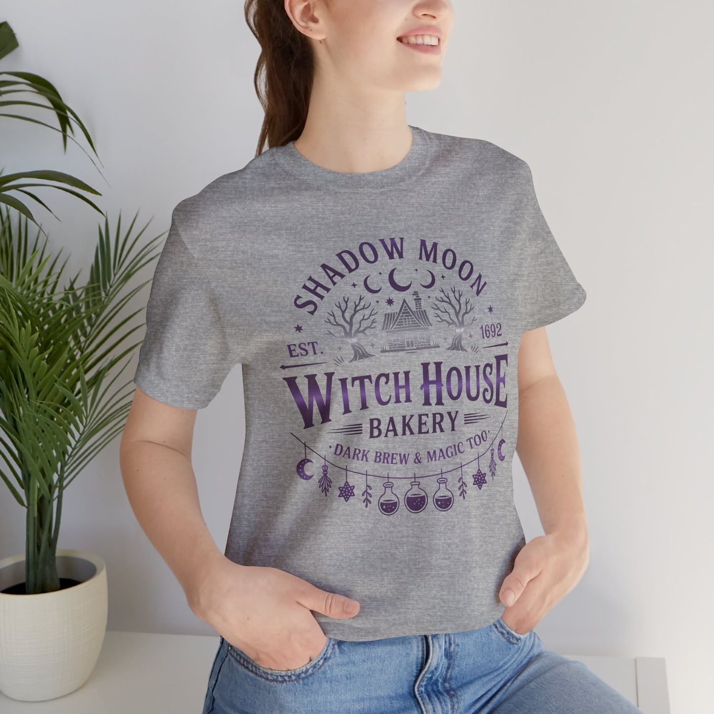 Witches House T-Shirt • Cottage Witch Graphic Tee • Magical Witch House Shirt • Occult Witchy Top • Witch Gift Unisex Style