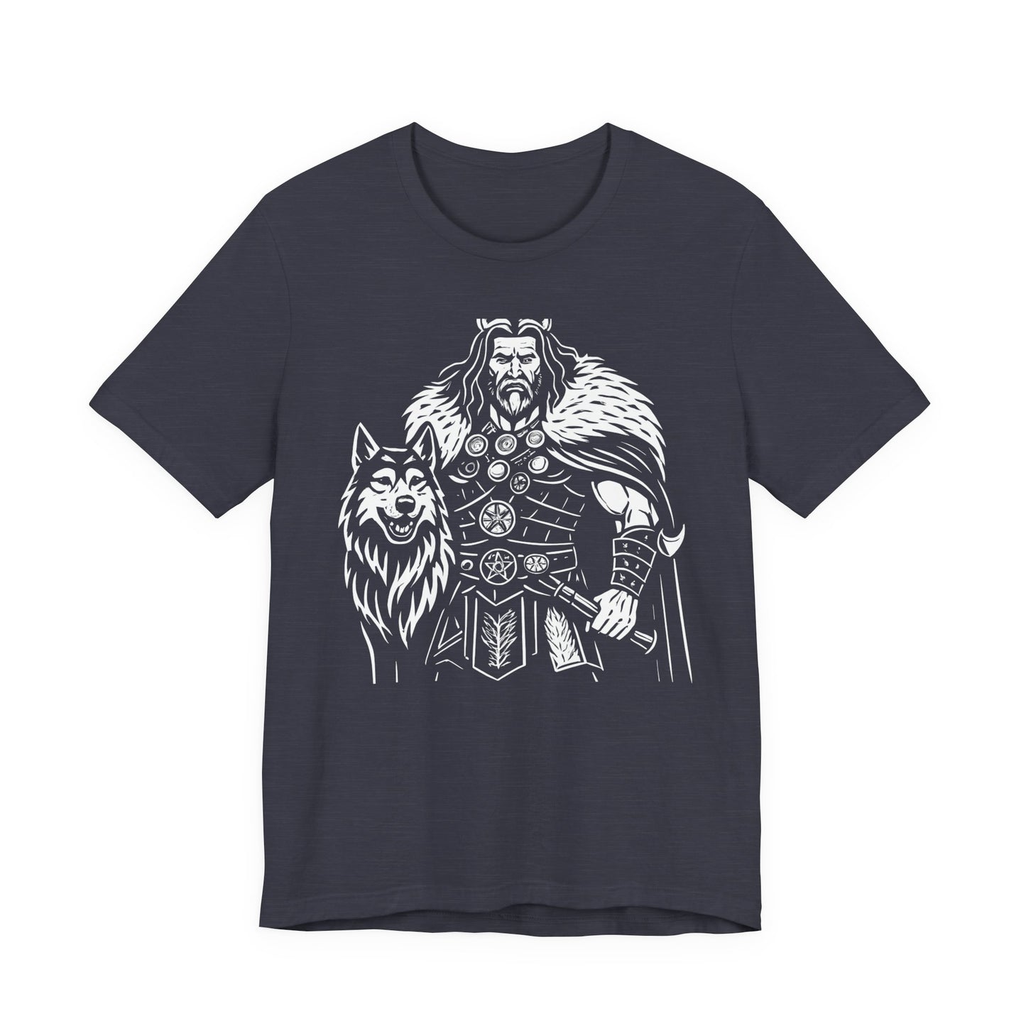 Tyr Viking God T-Shirt, This viking apparel captures the essence of a norse warrior, making it the epitome of viking clothing for those drawn to the fierce and the mythical.