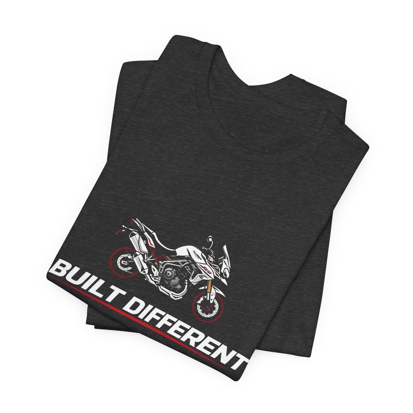 Cotton Triumph Biker shirt, motorcycle apparel, alternative clothing, mechanic gift, gift for biker.