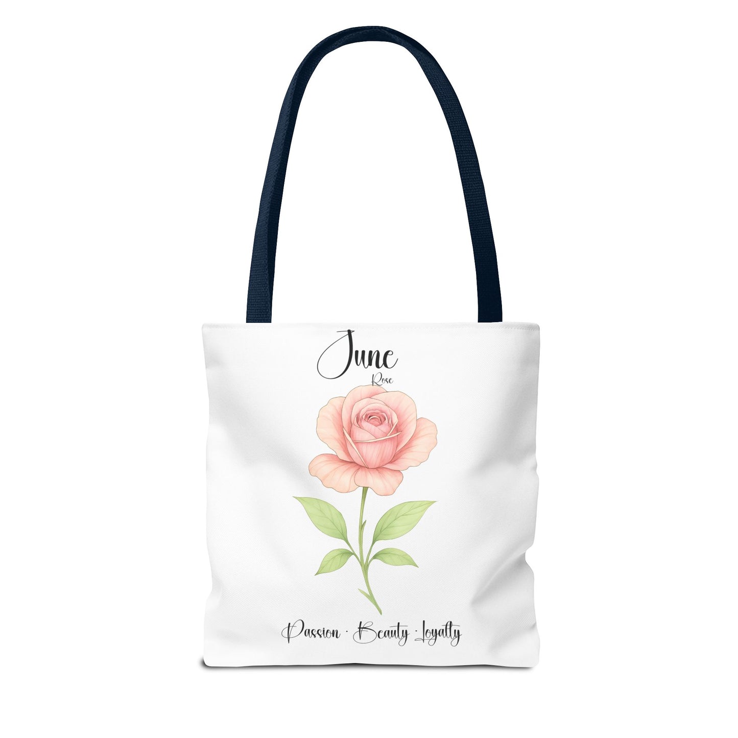 Personlised birth month flower bag for her, milestone birthdays, bestfriend gift.