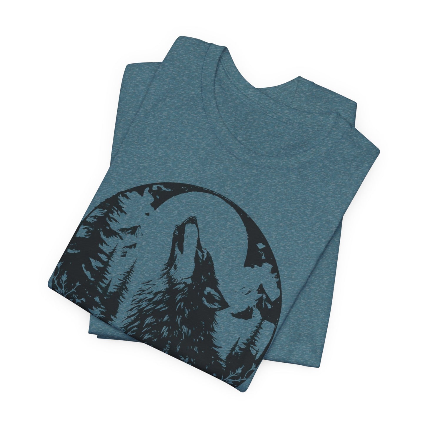 Wolf Graphic Shirt, wilderness tee, alt gifts for her, 90s grunge top.