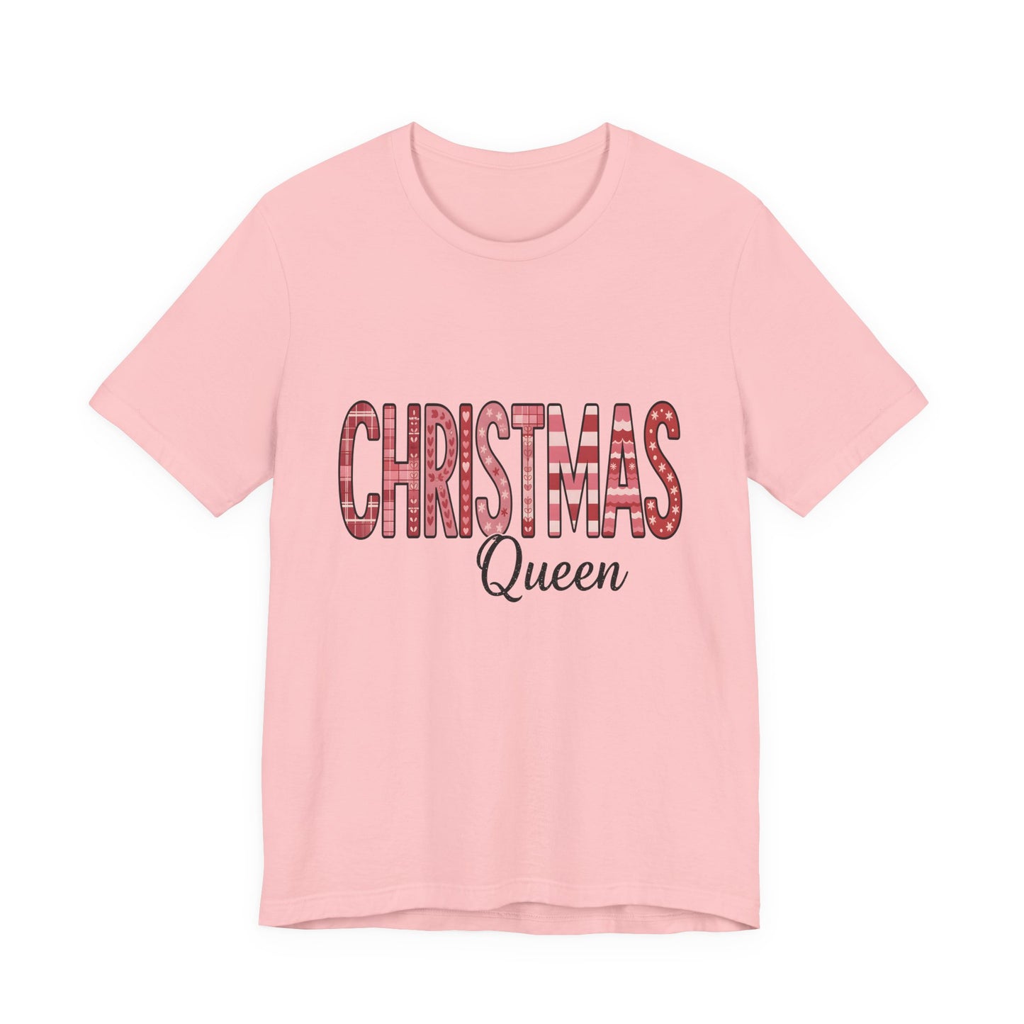 Christmas Queen Pinkmas T-shirt,  Perfect for a sister XMAS gift or a Christmas mom gift, this festive shirt captures the essence of a very merry Christmas