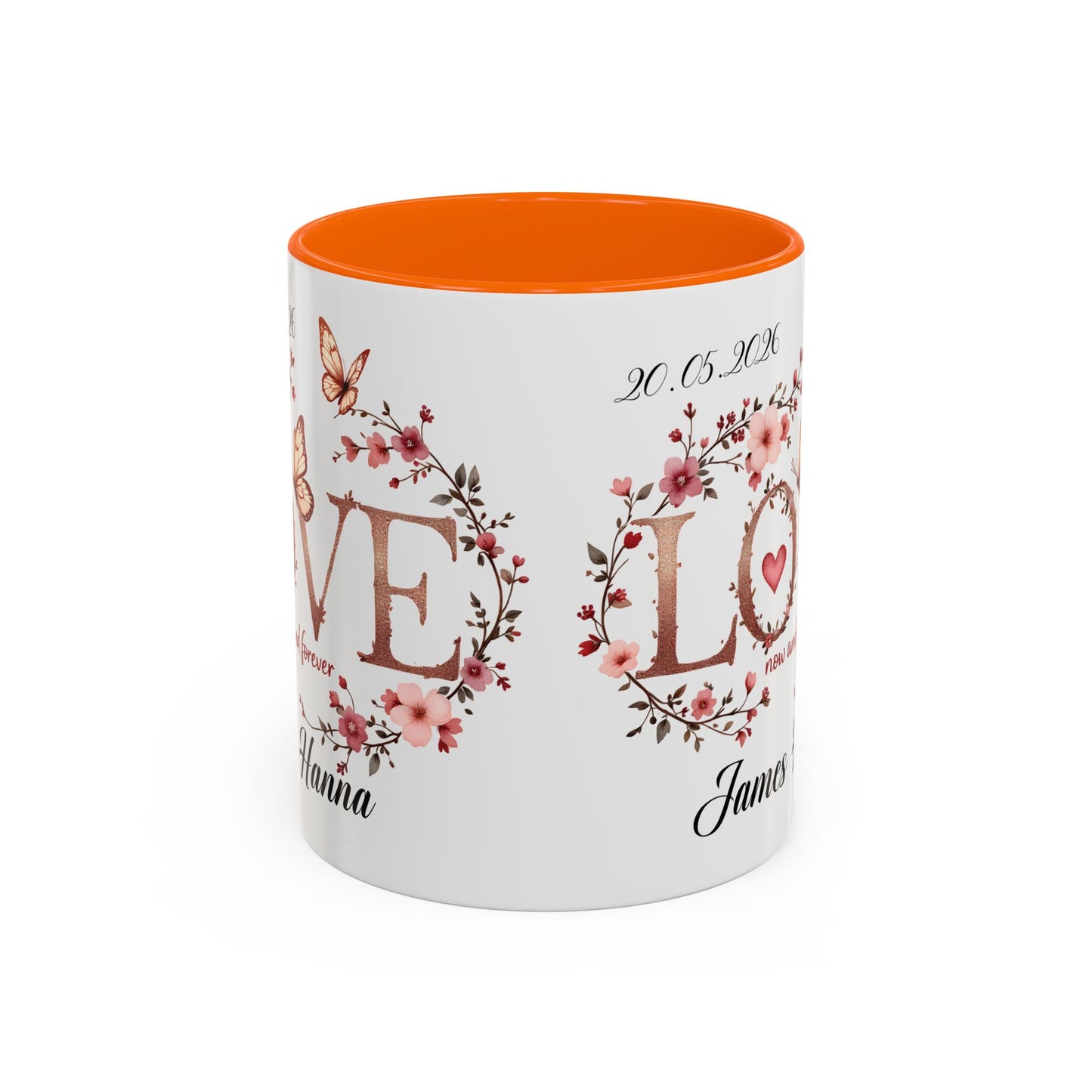 Custom Wedding Mug | Personalized Anniversary Mug | Valentines Day Gift |