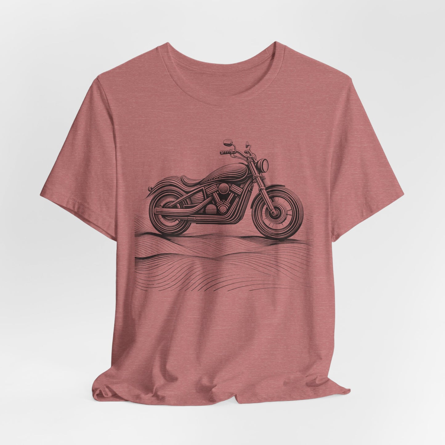 Cotton biker shirt, streetwear tee, biker apparel, motorcycle gift.
