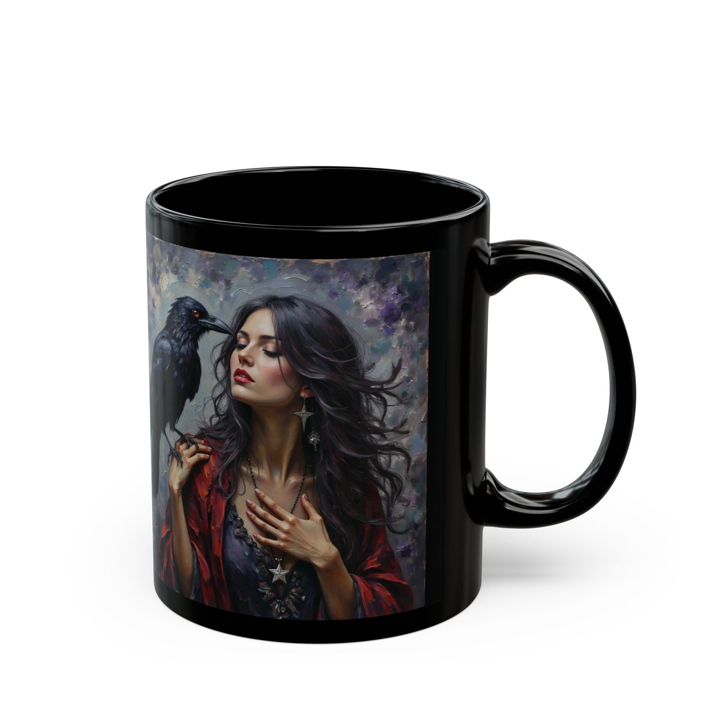 Morrigan Goddess Mug, Embrace your inner goddess with this essential piece of witchy mugs collection.