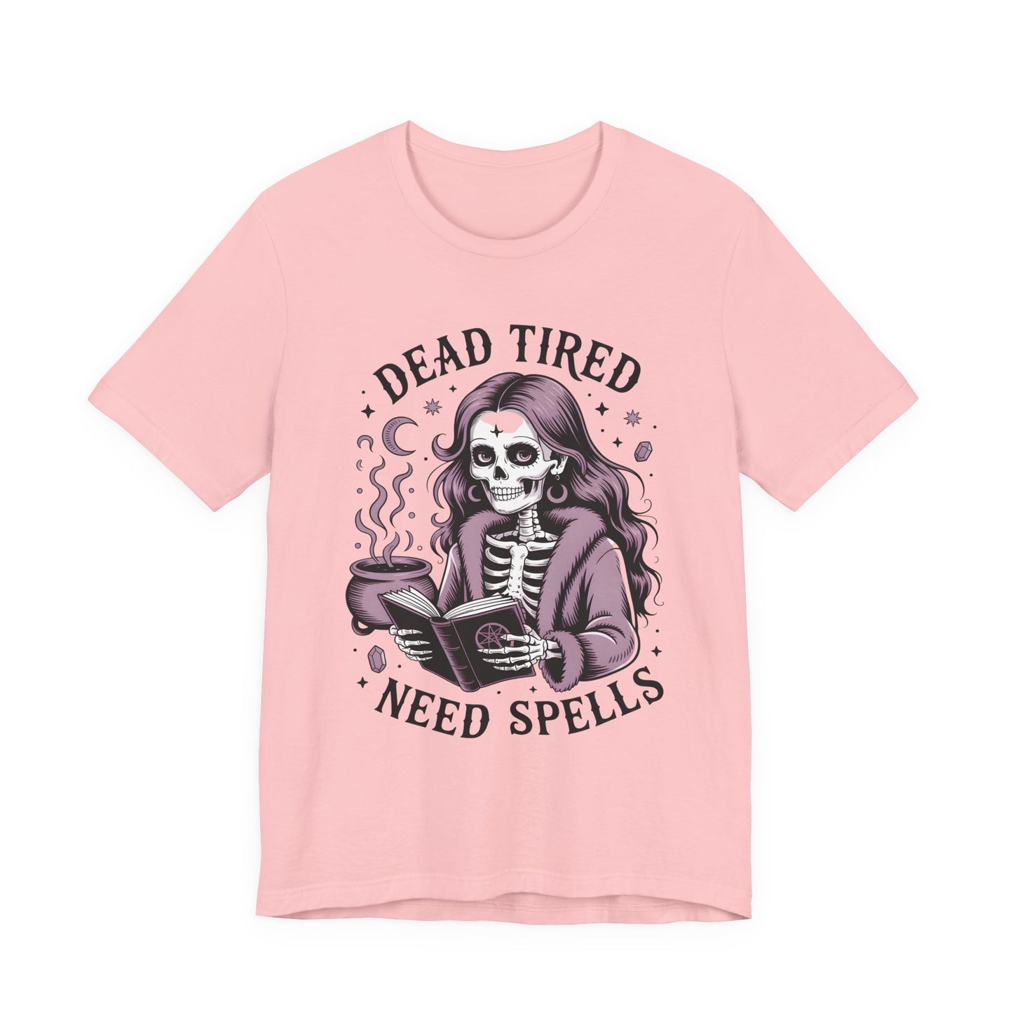 Dead Tired Need Spells Witchy T-Shirt, Skeleton Graphic Tee, witchy stuff,  Witchcraft Shirt, Witchy Clothes, Witchcore, Wiccan Apparel